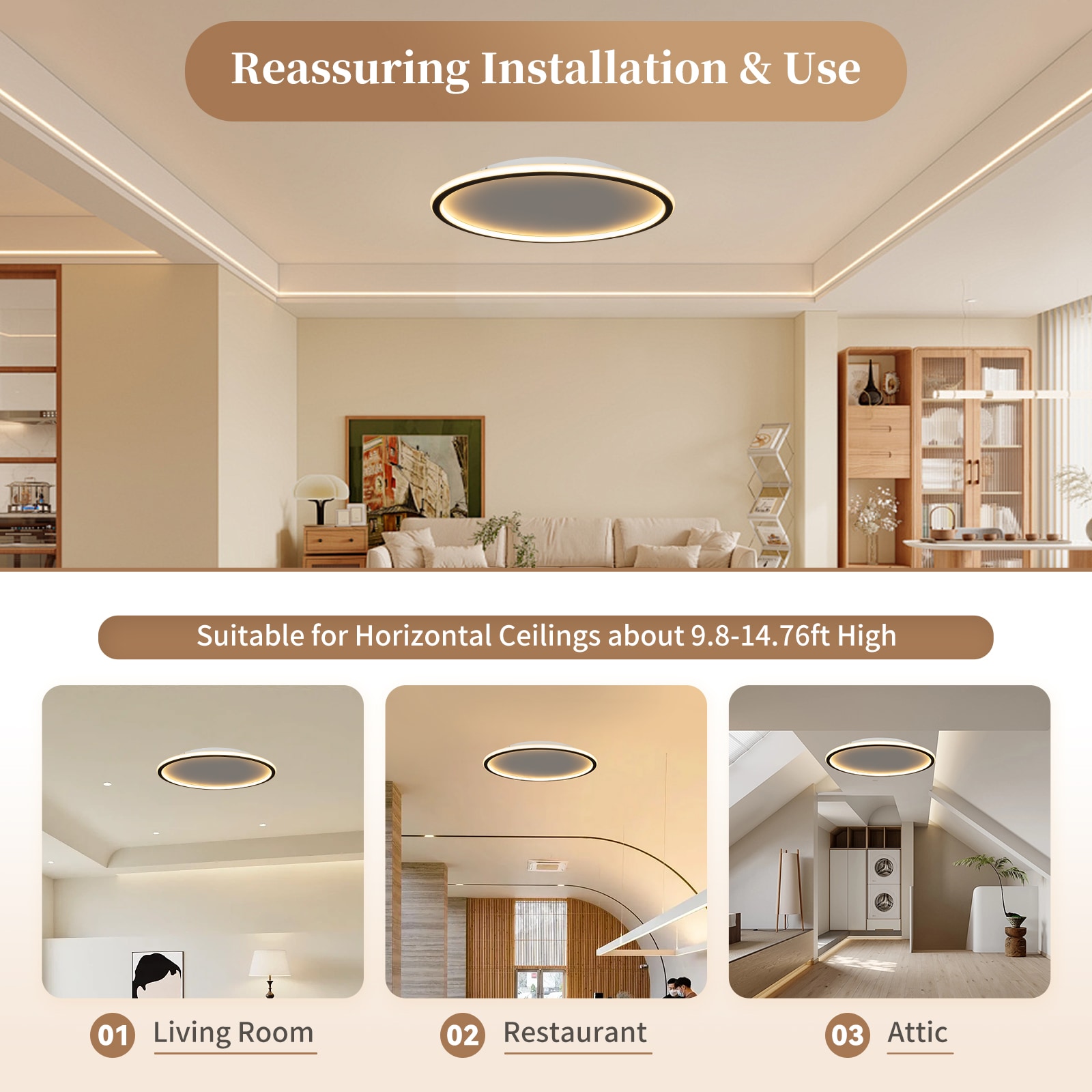Oukaning HG-HCXLST-3287-US flushmounts - View #10