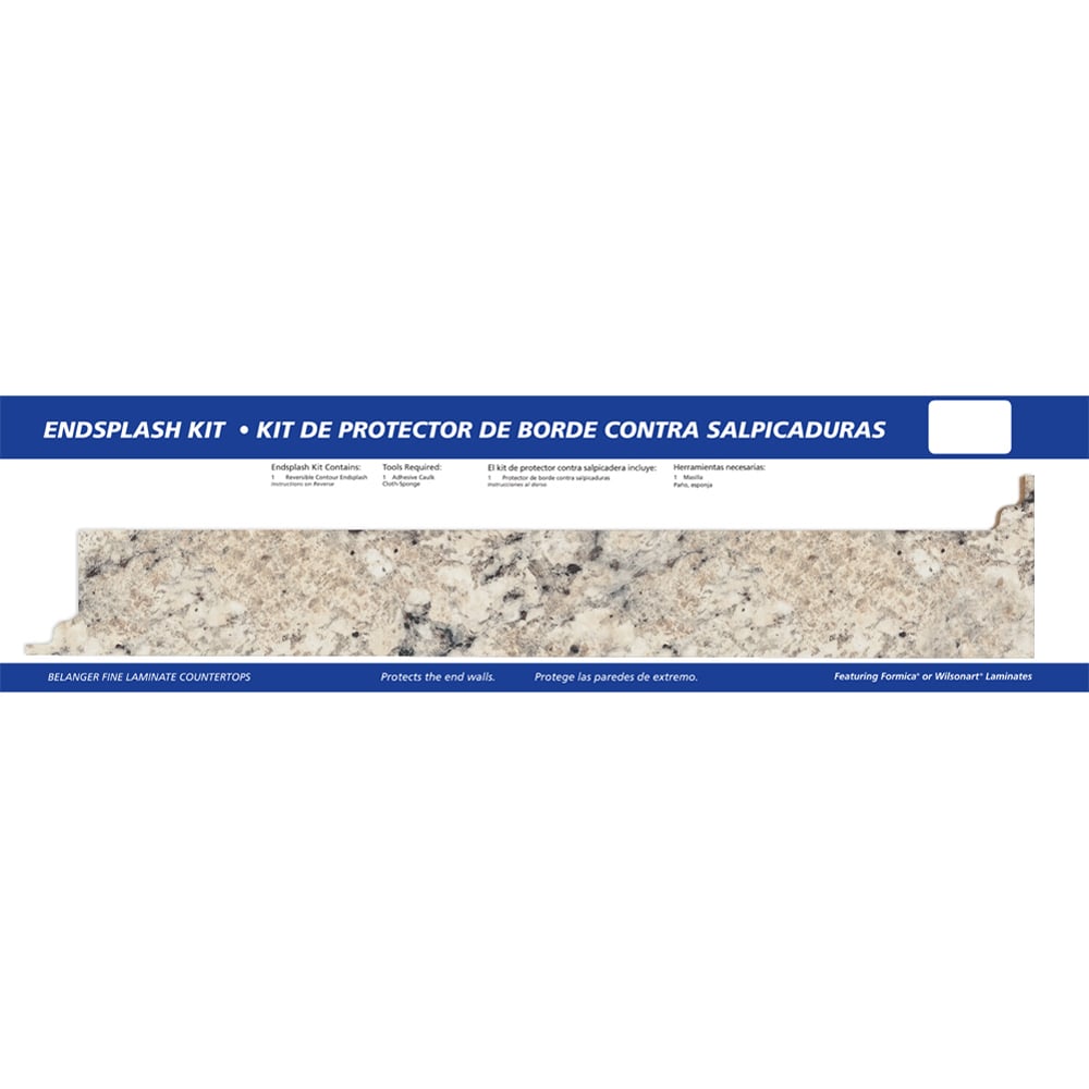VT Dimensions 016958179999277-46 7.5-in W x 28.0-in H x 0.75-in D Ouro Romano - Etchings Ogee Edge Laminate