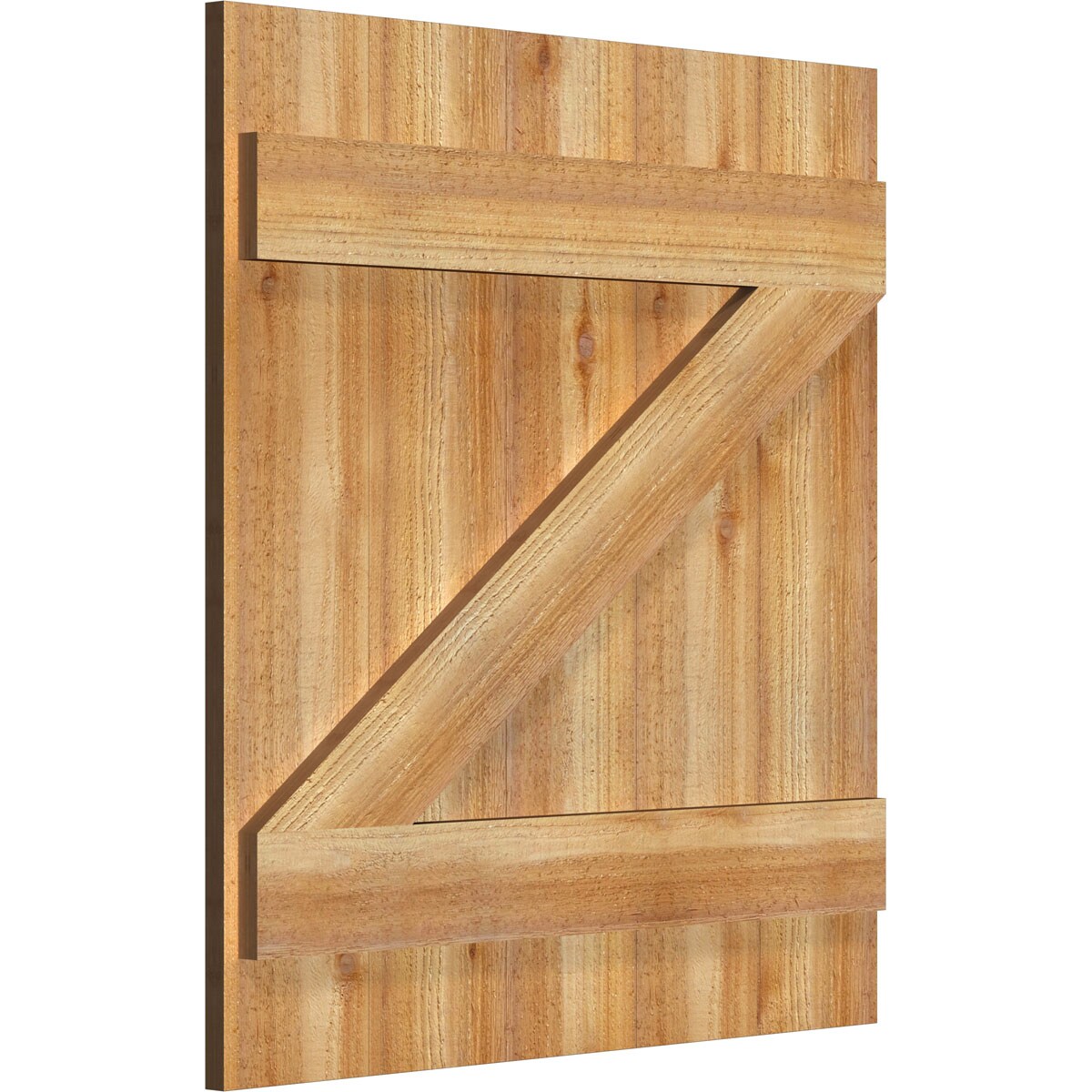Ekena Millwork RBJ06Z26X029RWR Exterior-Shutters - View #2