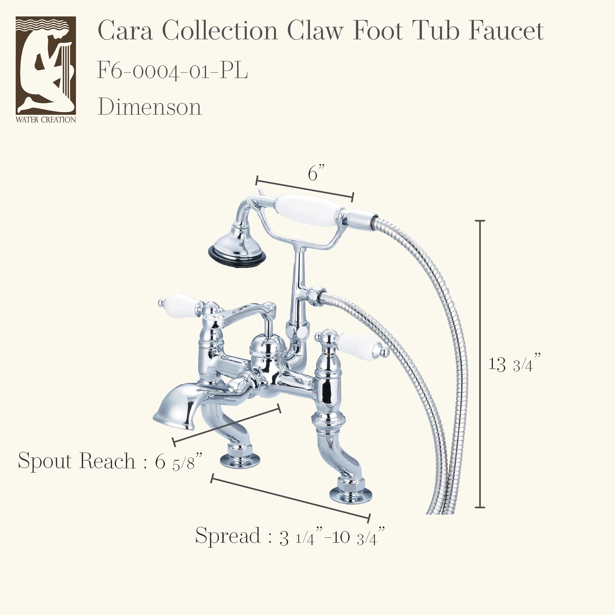 Water Creation F6-0004-01-PL Roman-Tub-Faucets - View #3