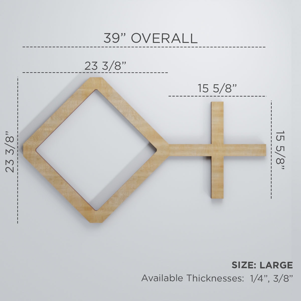 Ekena Millwork WALW24X24X0375CAMMF Wall-Panels - View #3