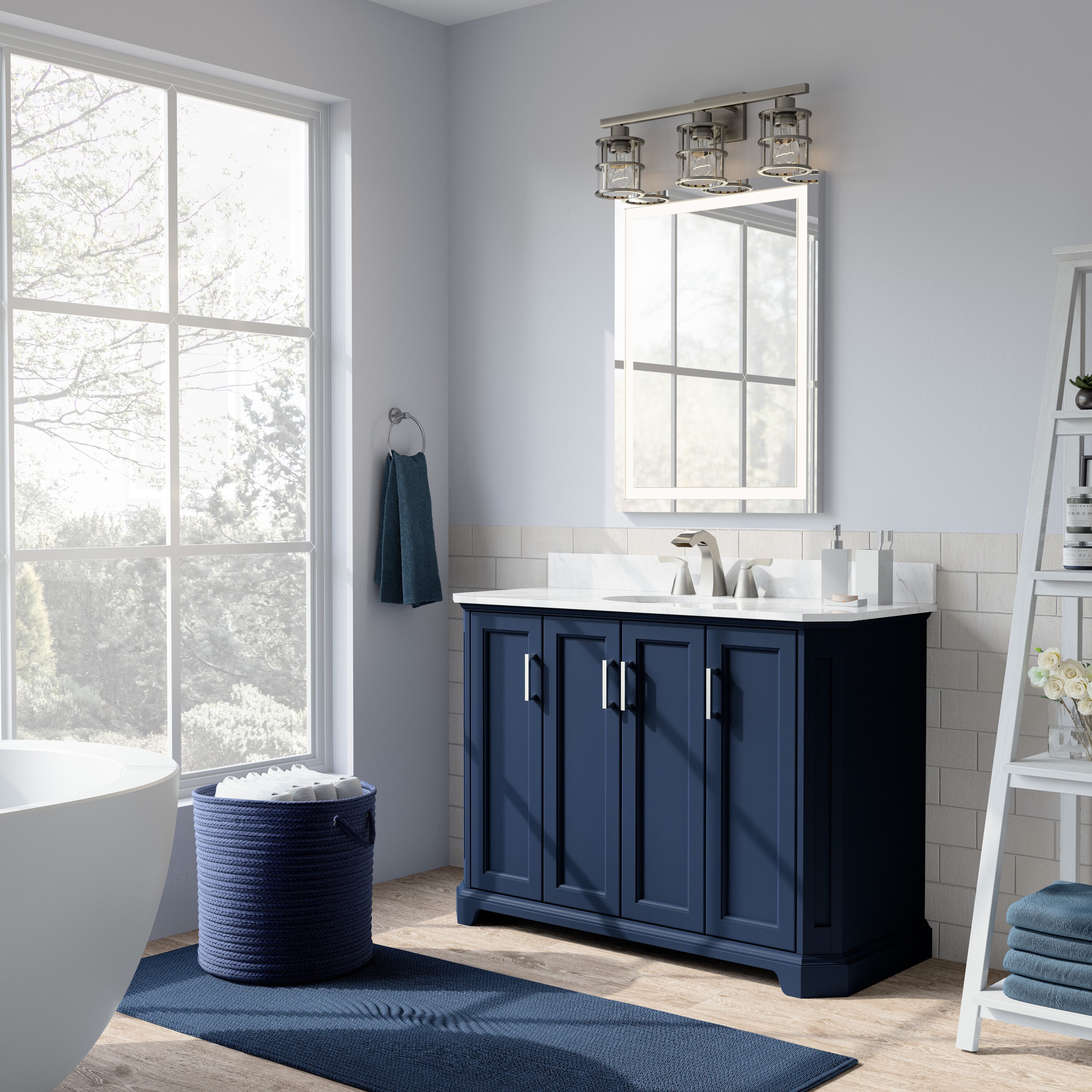 allen + roth LWSF48VB Bath-Vanity-Combo - View #4
