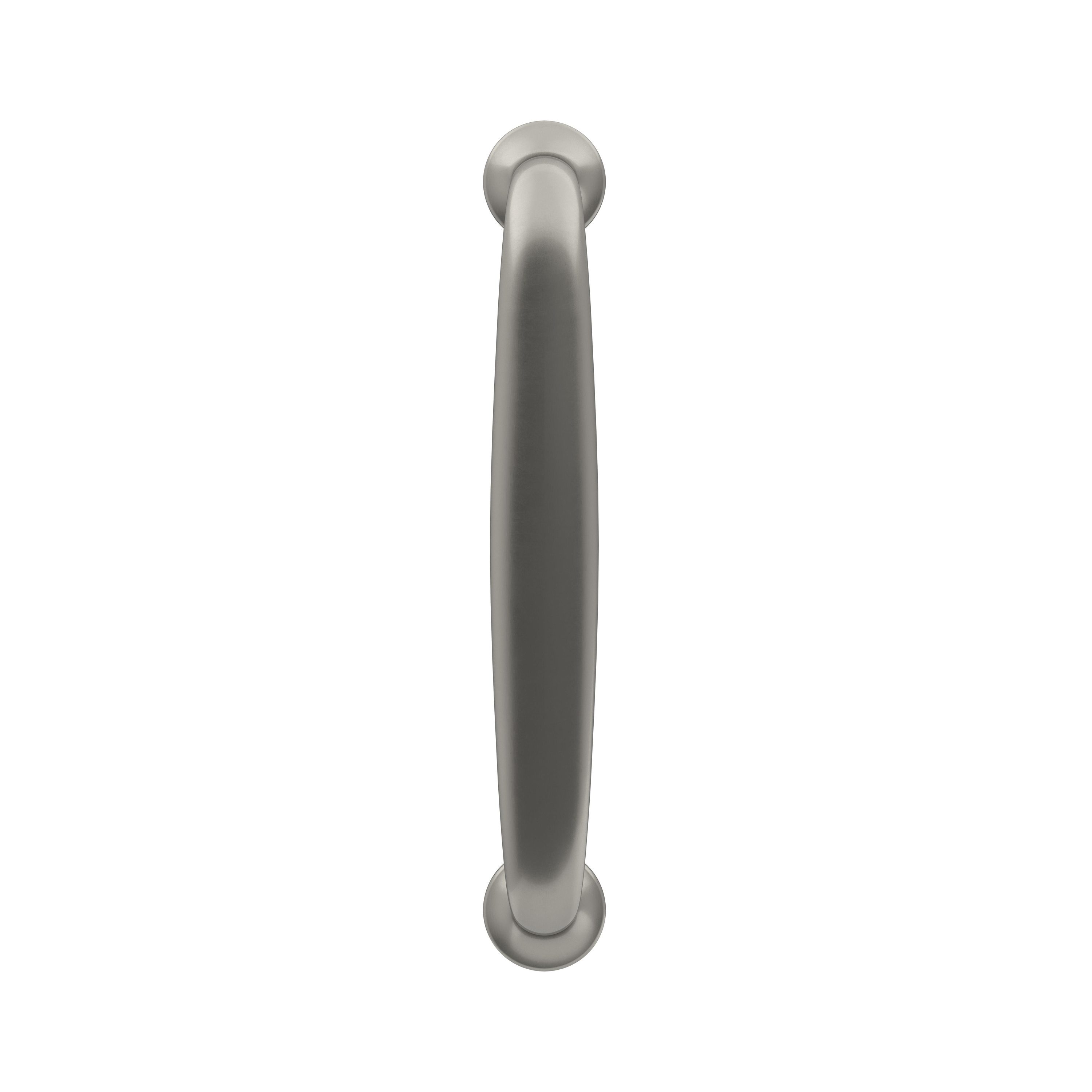Satin Nickel Traditional Cabinet Drawer Pull with Mounting Hardware