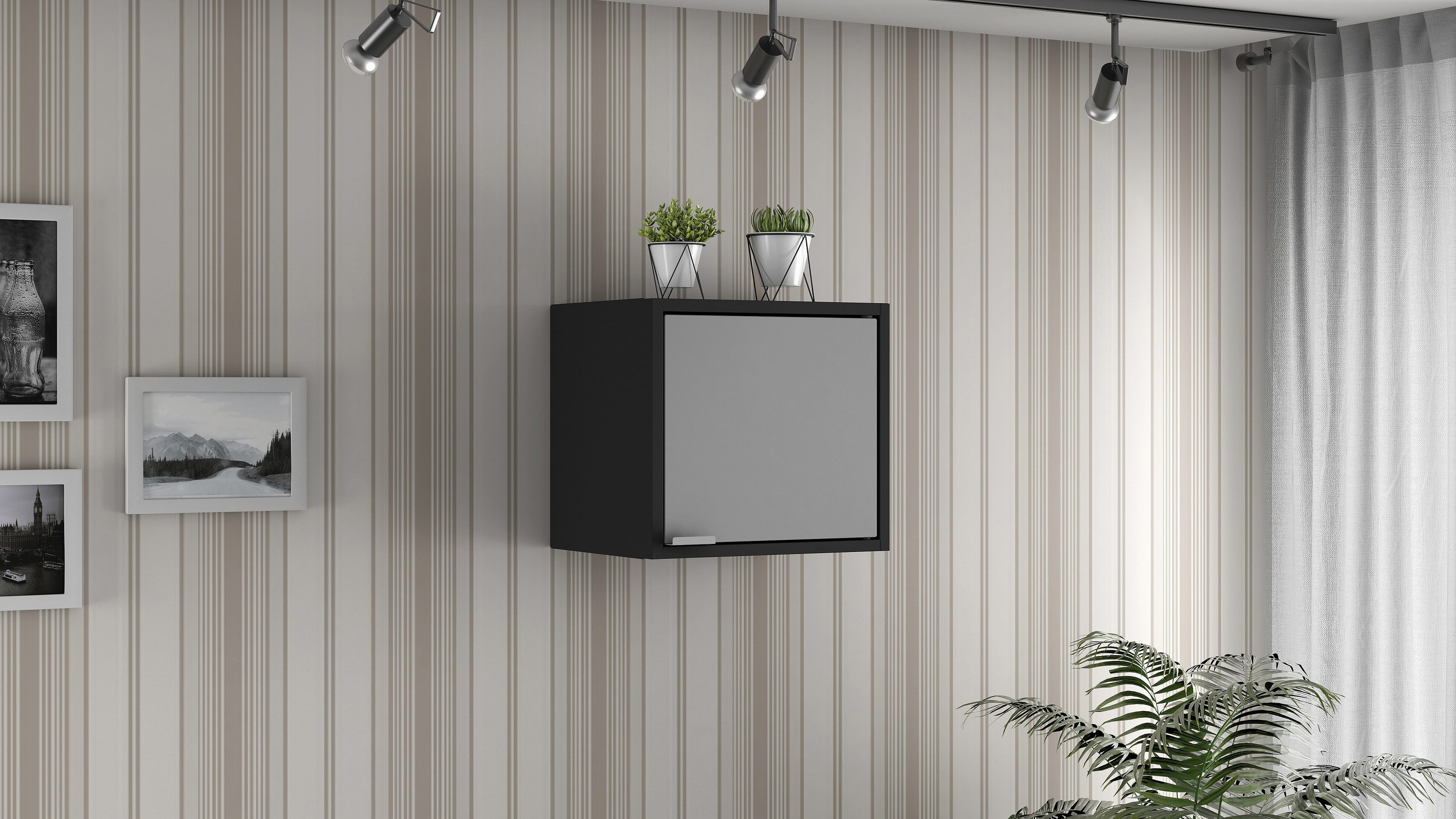 Manhattan Comfort 12GMC3 Wall-Mounted-Shelving - View #2