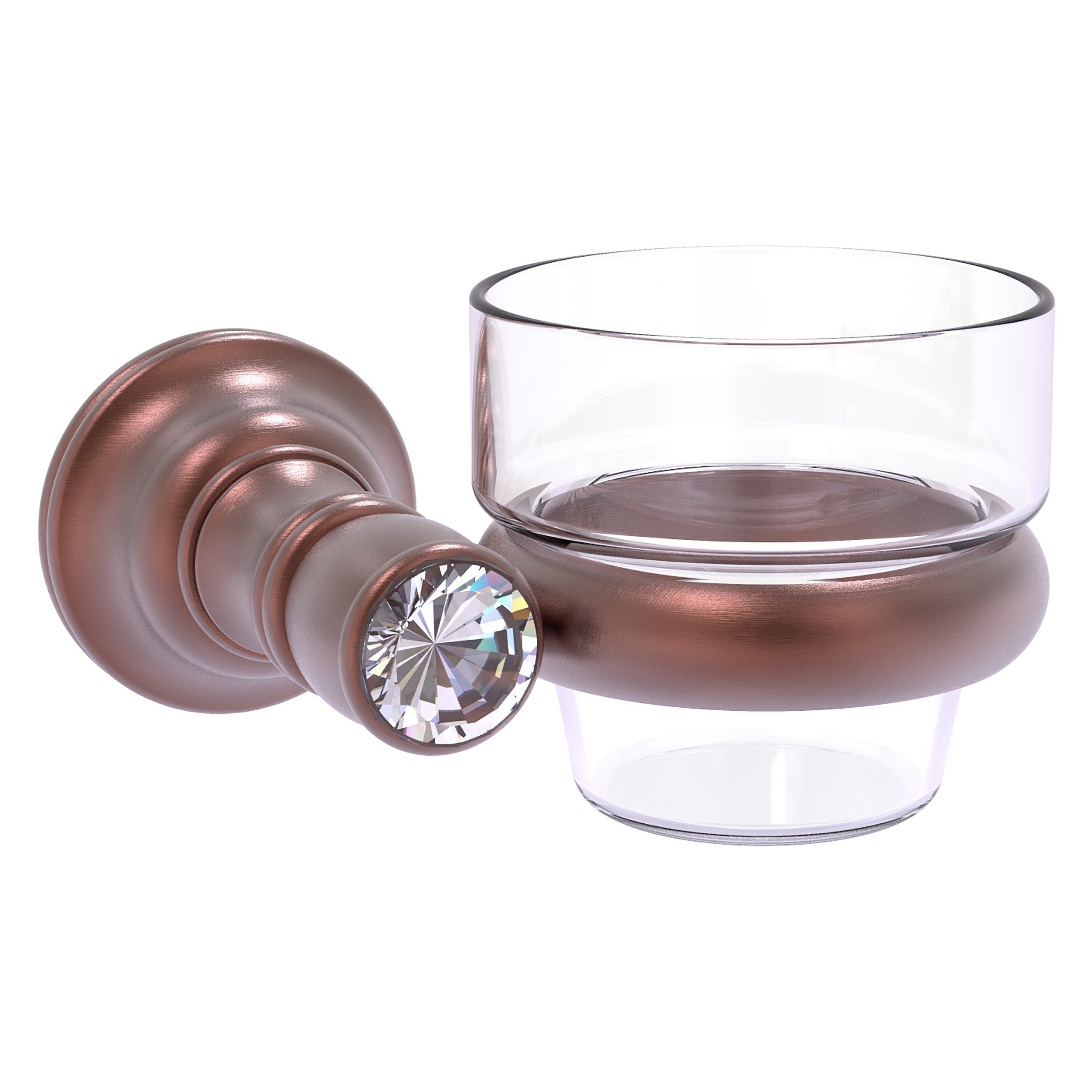 Allied Brass CC-64-CA 1 Candle Carolina Crystal Metal Votive Candle Holder