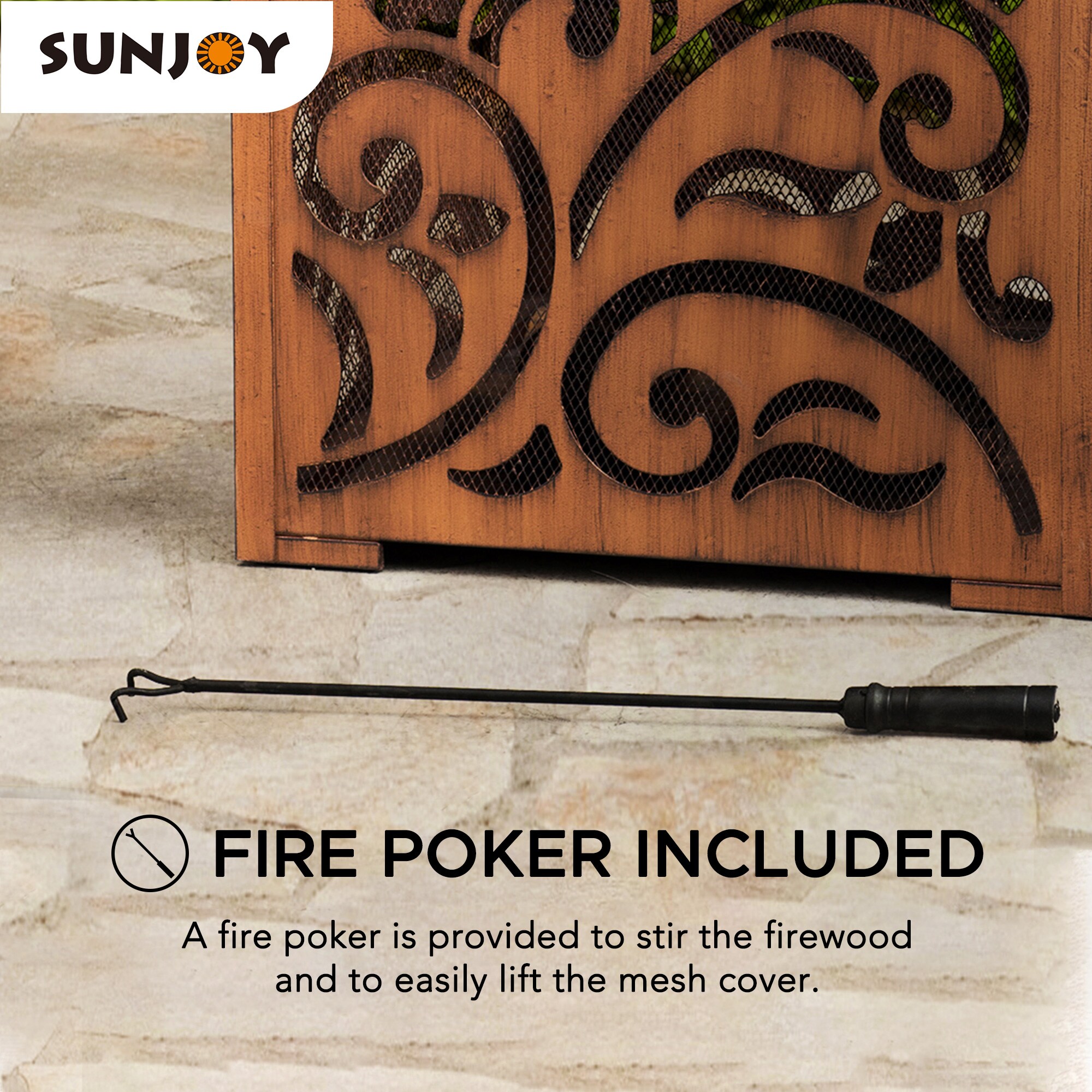 Sunjoy A301016900 Outdoor-Woodburning-Firepits - View #5