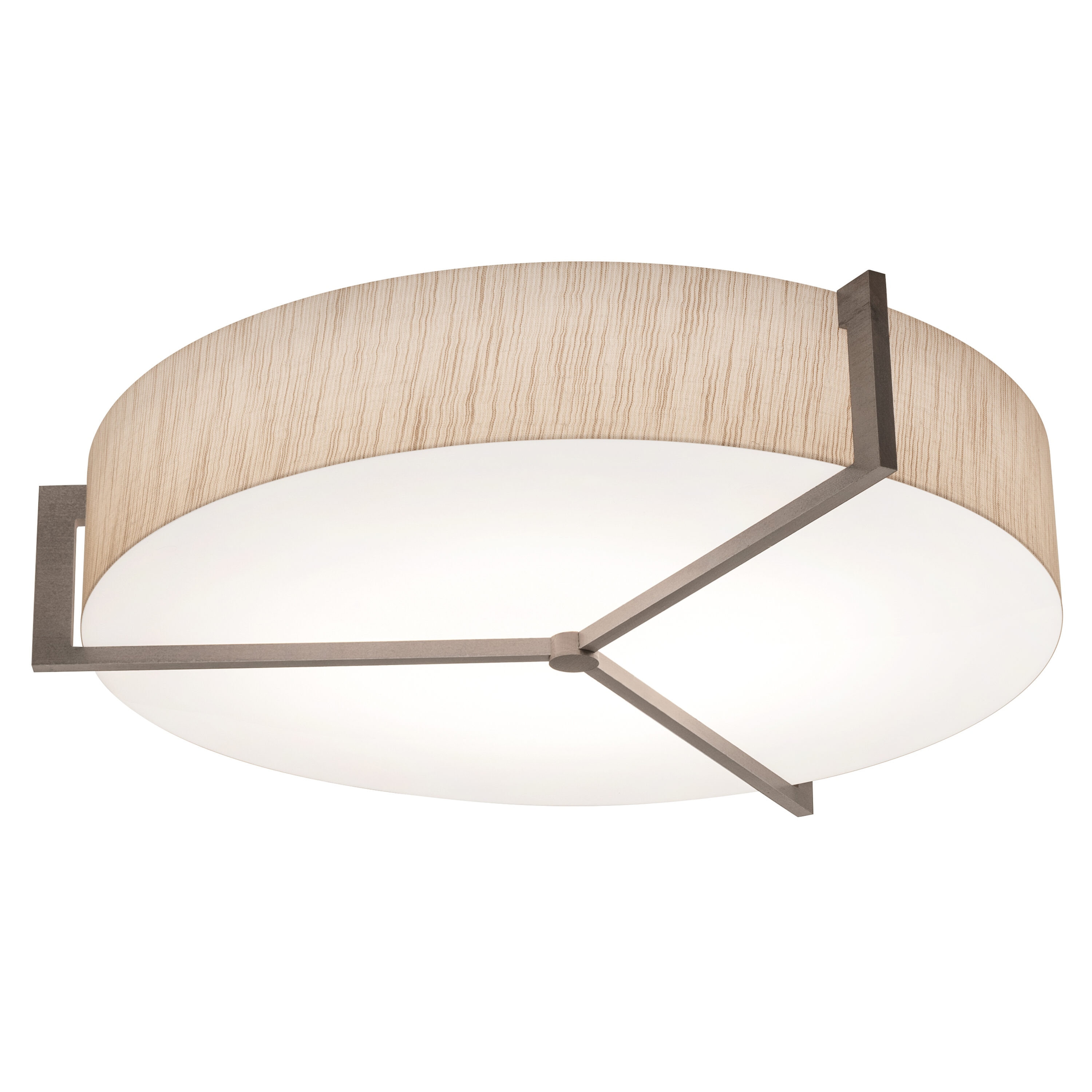 AFX APF1932MBWG-JT Apex 3 -Light 21.25-in Brown Flush Mount Light