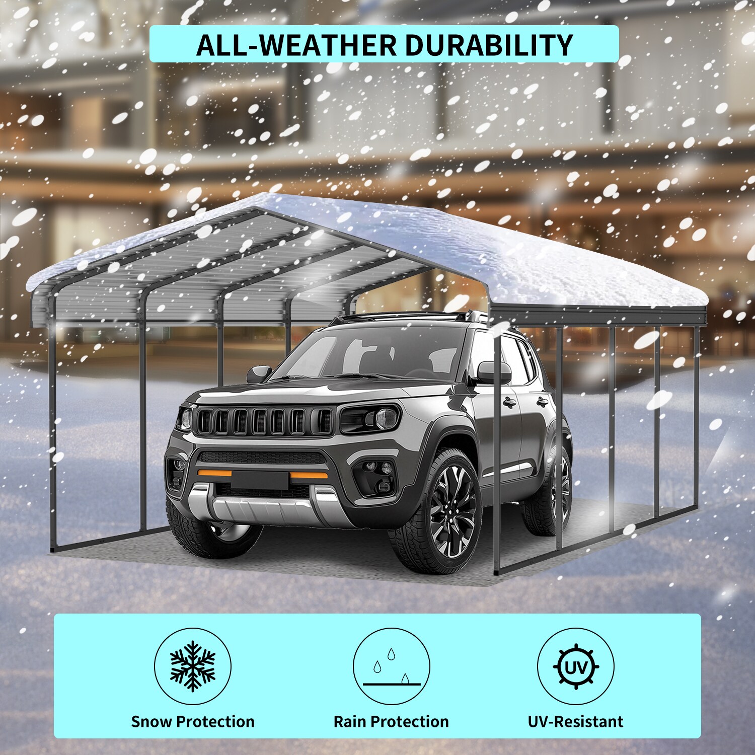 Mondawe OR-S00008-DS Carport-Covers - View #3