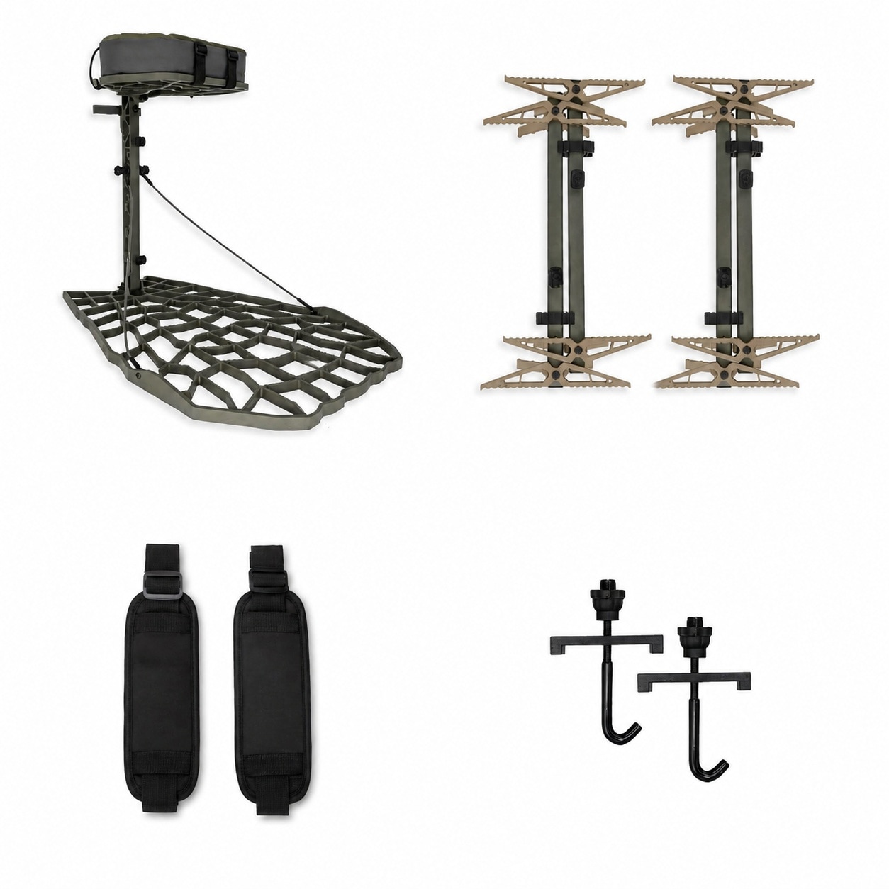 Ahfiwaso XOP Air Raid Evolution Cast Aluminum Hang On Tree Stand for ...