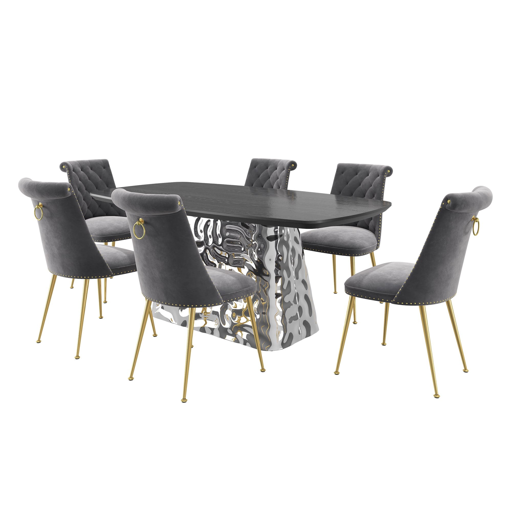 Clihome CL-1676D703GY Dining-Sets - View #2
