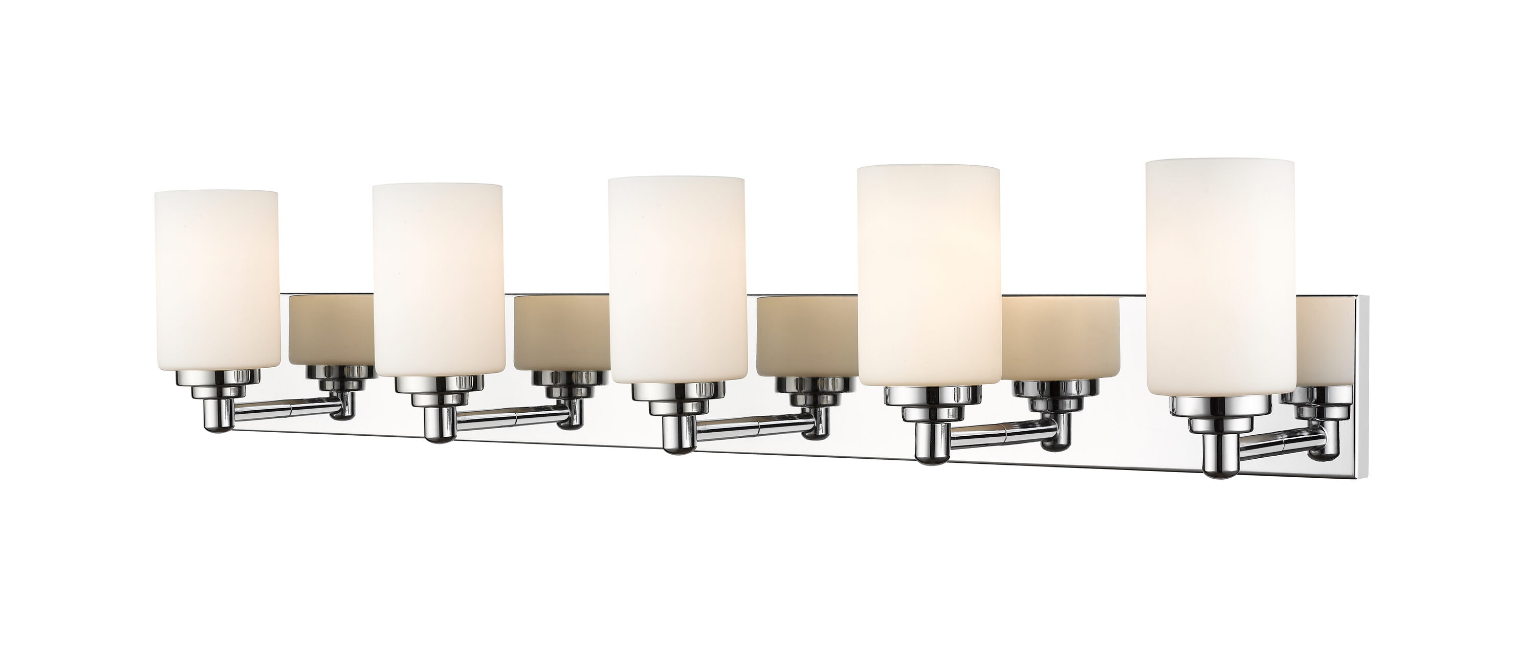 Z-Lite 485-5V-CH Soledad 38.75-in 5 -Light Polished Chrome Transitional Vanity light