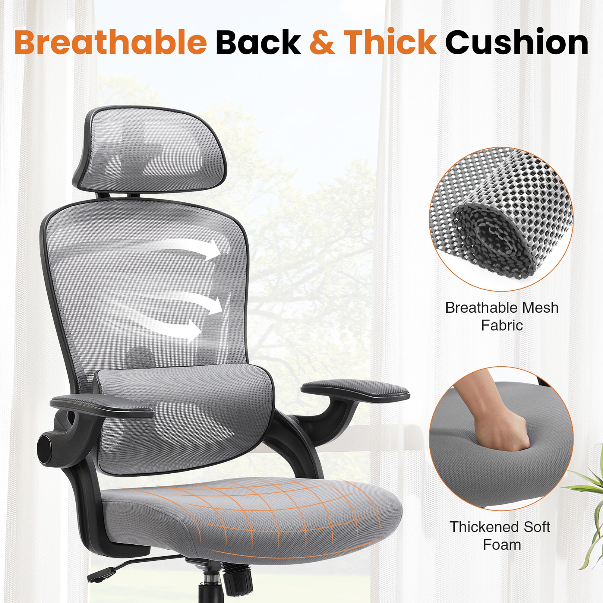 GZMR WF01-GC-V7-BKBL Office-Chairs - View #6