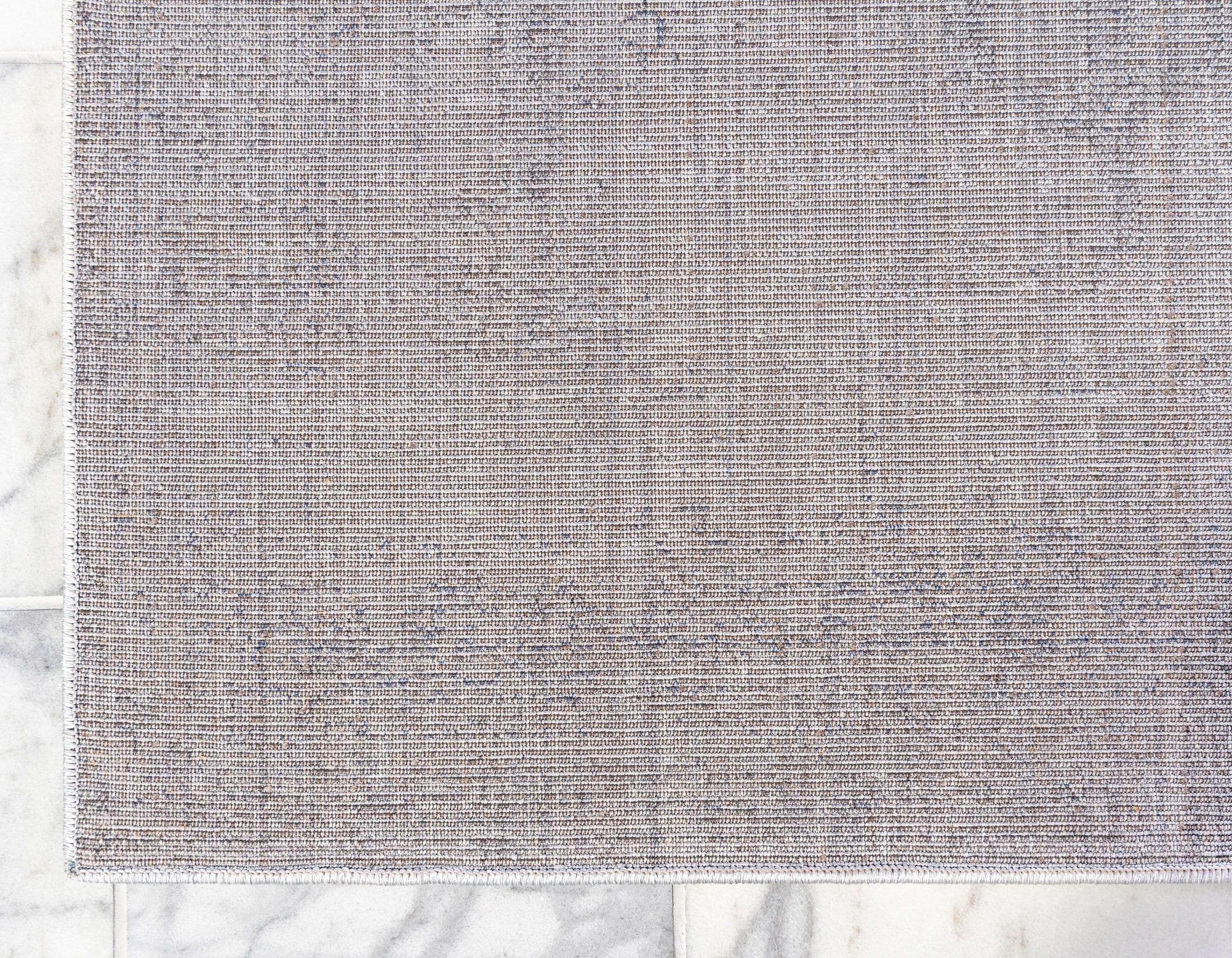 Gray Braided Synthetic Reversible 8' x 10' Area Rug