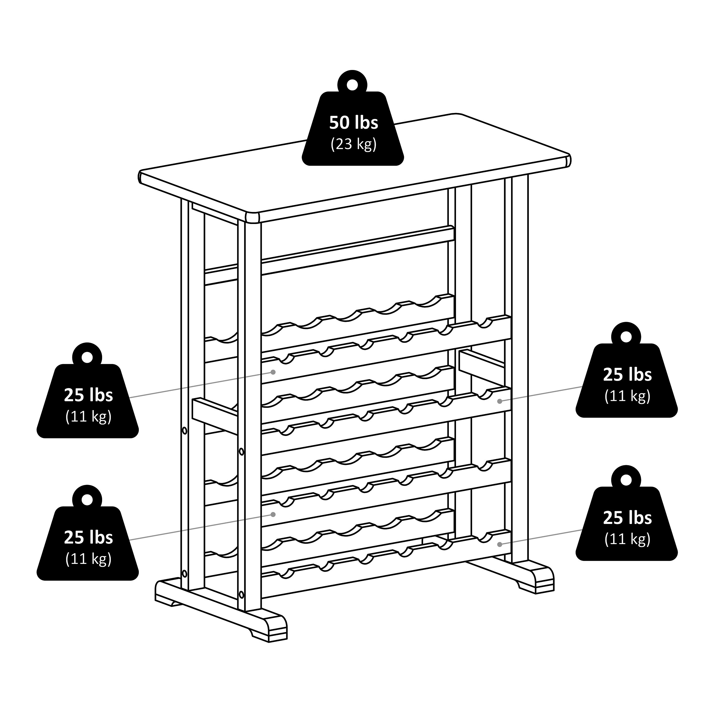 Winsome Wood 83024 Wine-Racks - View #9