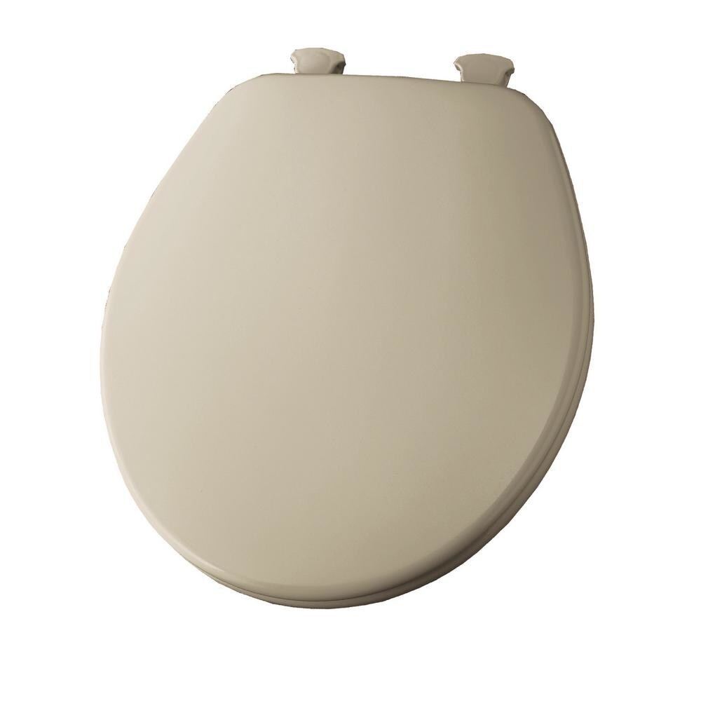 Church 730663 Wood Bone Round Toilet Seat