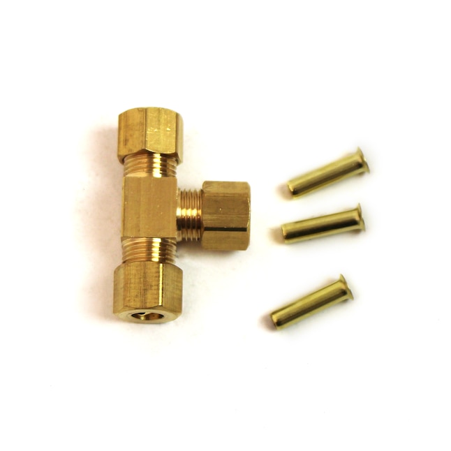 Dial 1/4-in x 1/4-in Compression Tee Fitting in the Brass Fittings ...