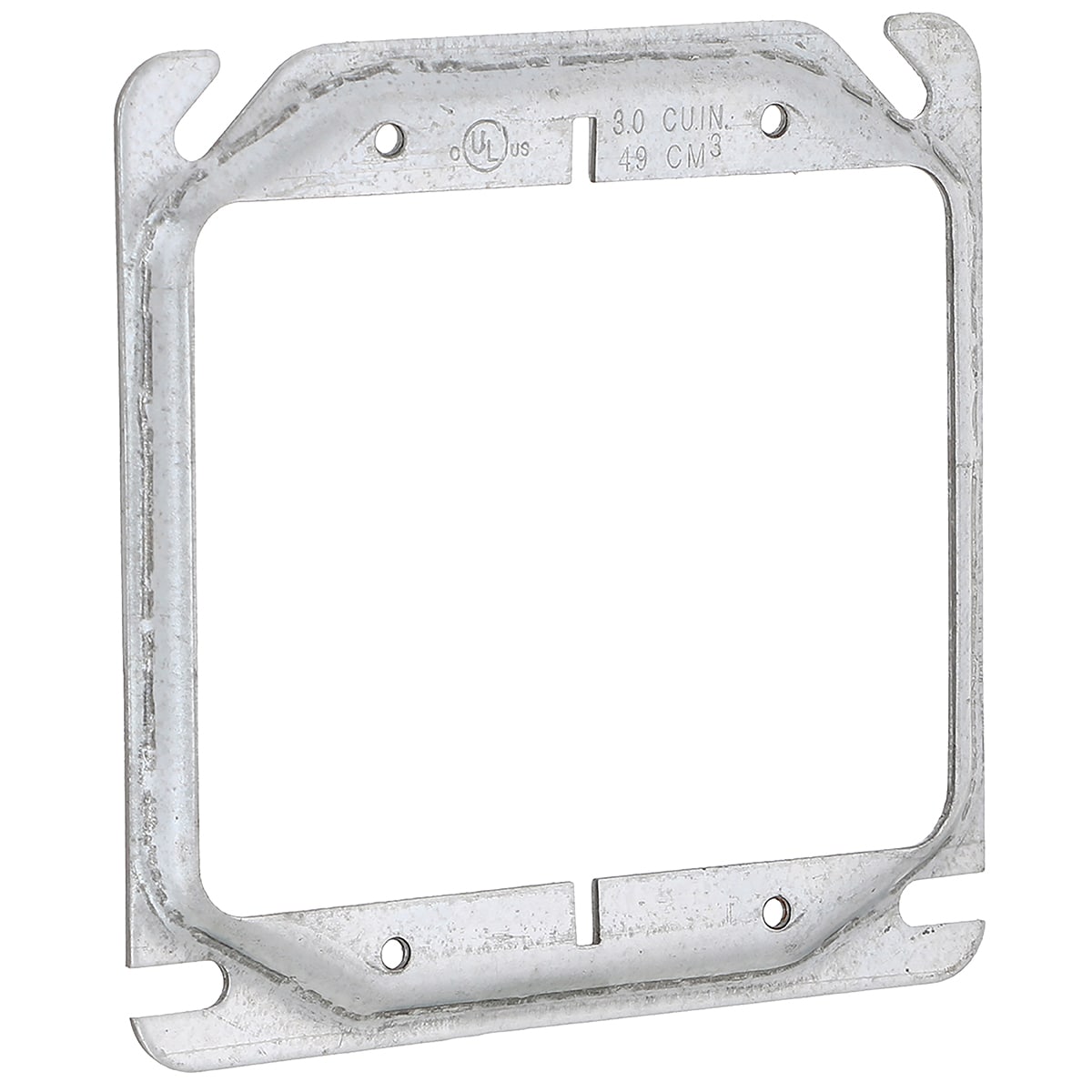 Hubbell 8777-0 2 -Gang Square Gray Metal