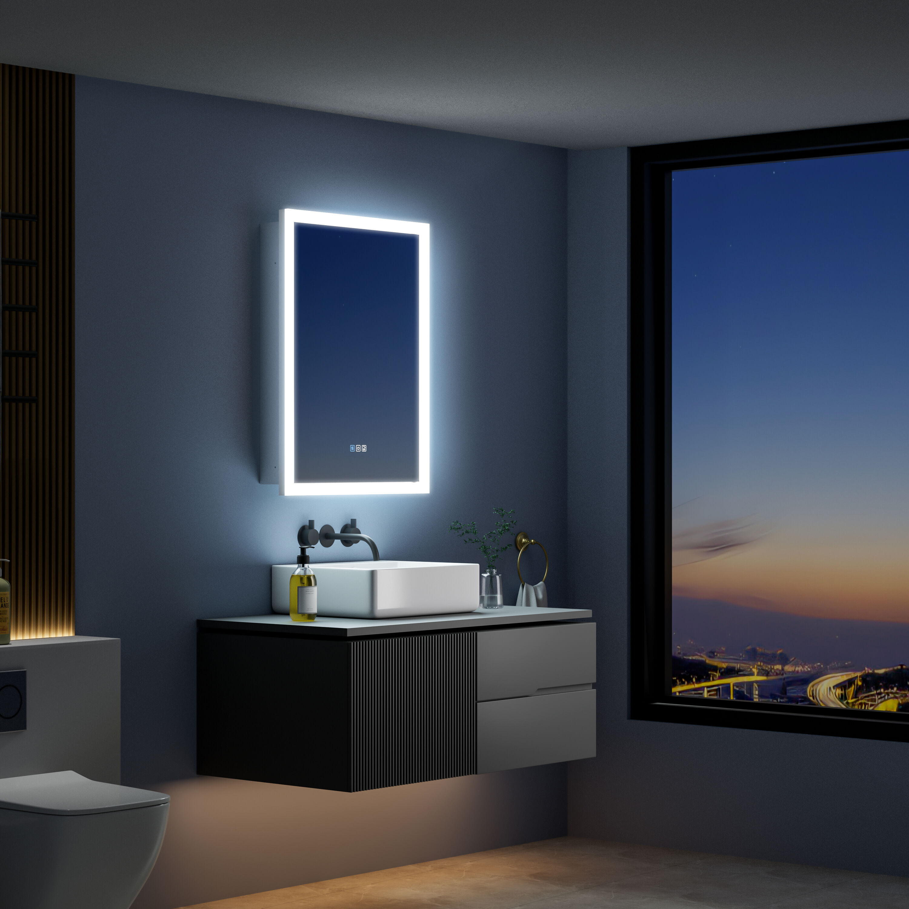 Forclover MCLE-W132432R Bathroom-Medicine-Cabinets - View #14