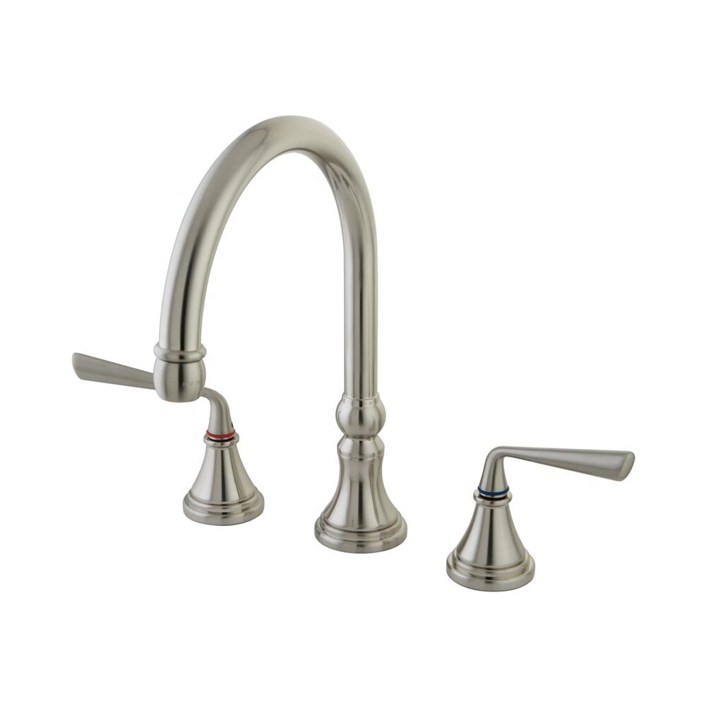 Elements of Design Silver Sage Satin Nickel Double Handle High-arc ...