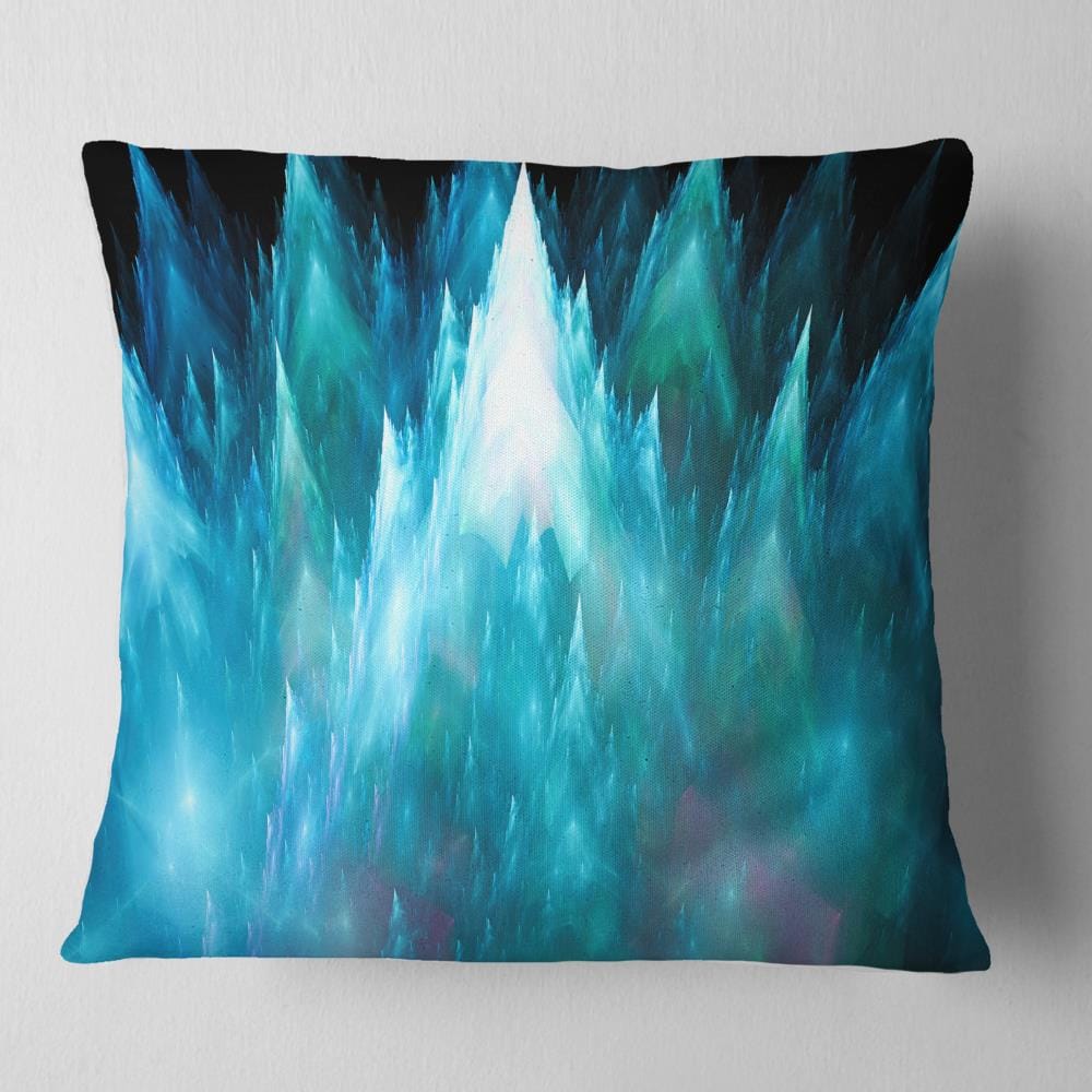 Designart CU16157-16-16 16-in x 16-in Blue Indoor Decorative Pillow