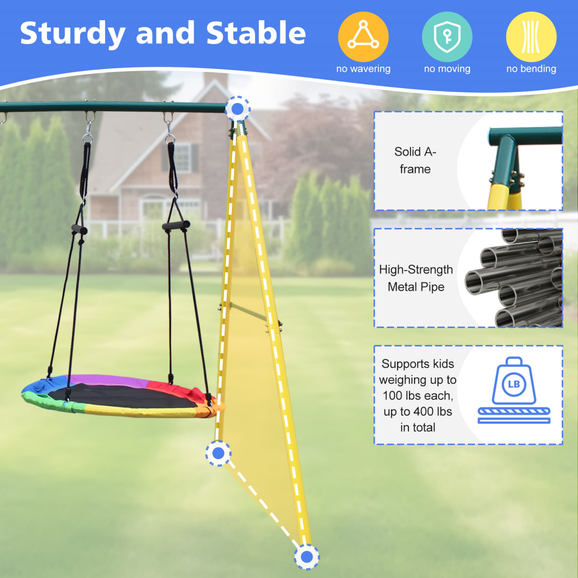 Runesay SS-14 Playset-Swings - View #6