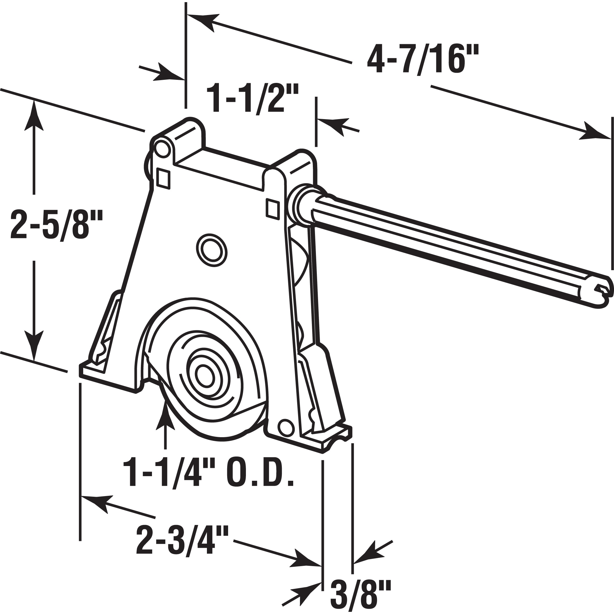 Prime-Line B 715 Sliding-Screen-Door-Spring-Tension-R - View #2