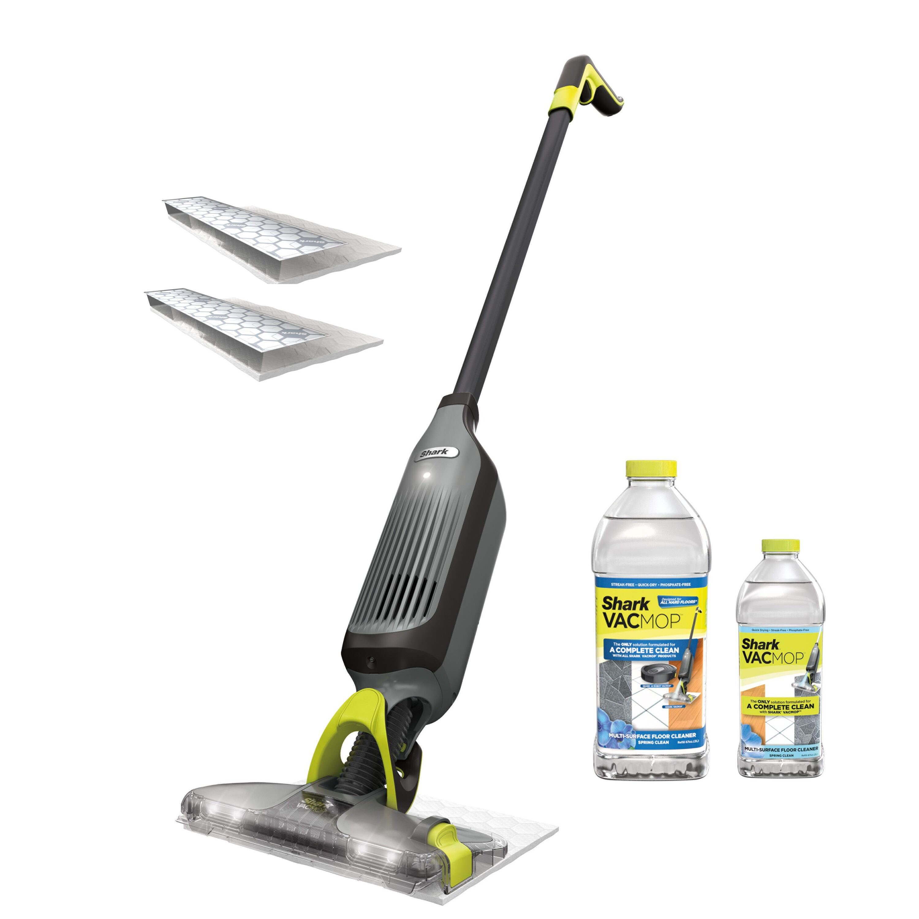 Shark  Vacmop Pro with Pad Cordless Wet/dry Stick Vacuum with 67oz Refill Solution