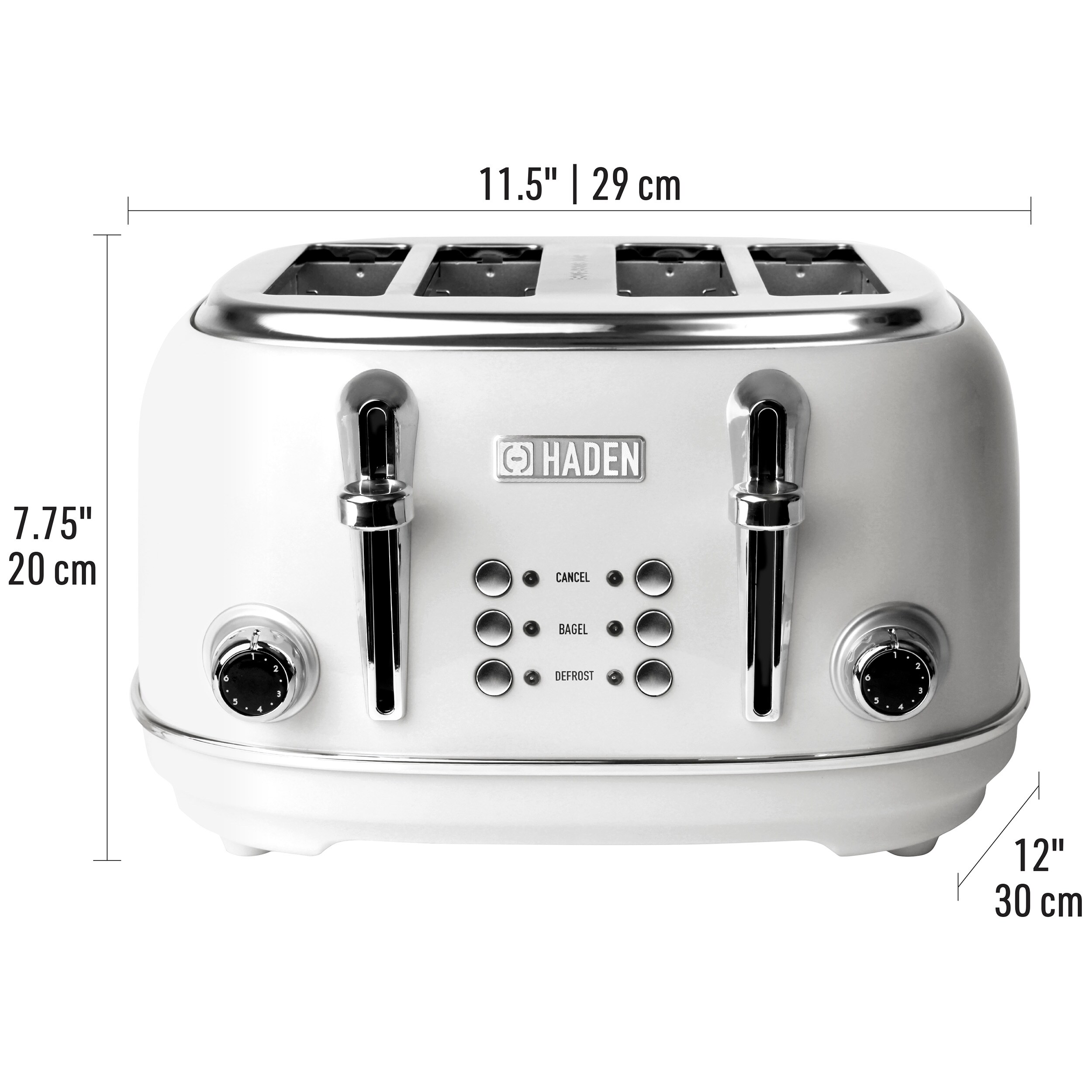 Chefman 4-Slice Stainless Steel 1500-Watt Toaster in the Toasters
