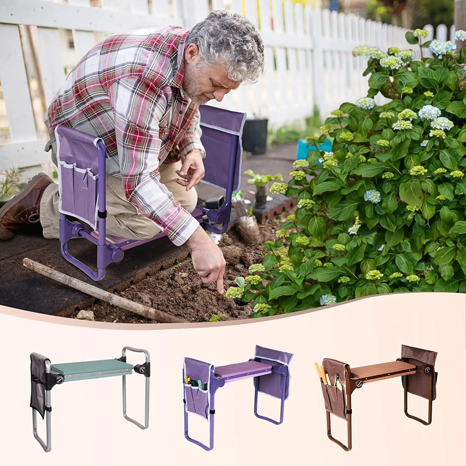 Kahomvis BOSON-QPT2-TT Garden-Stools - View #7
