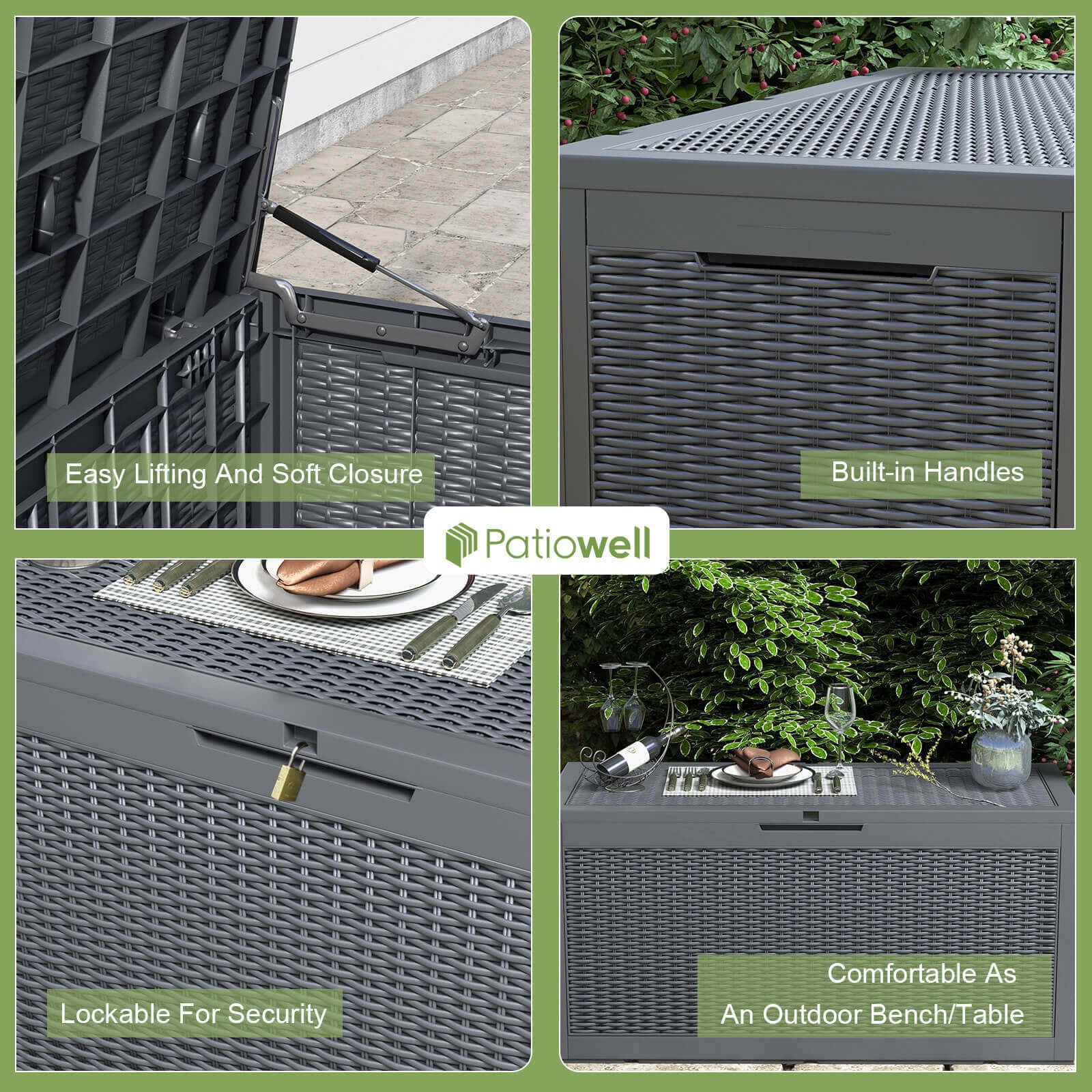 Patiowell WES-PSB1380R4 Deck-Boxes - View #2