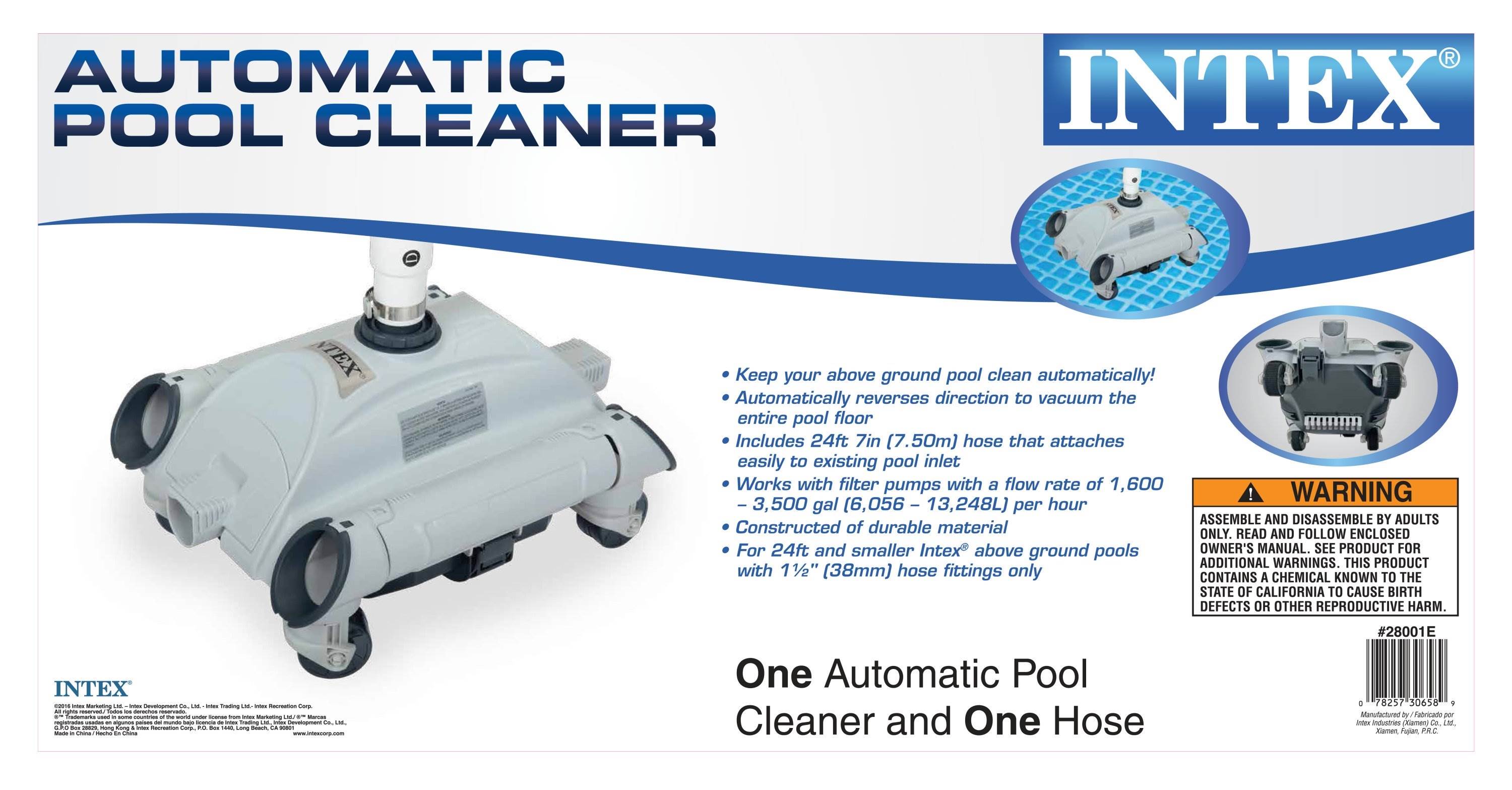 Aanvrager klok omvatten Intex Robotic Pool Vacuum in the Pool Vacuums department at Lowes.com