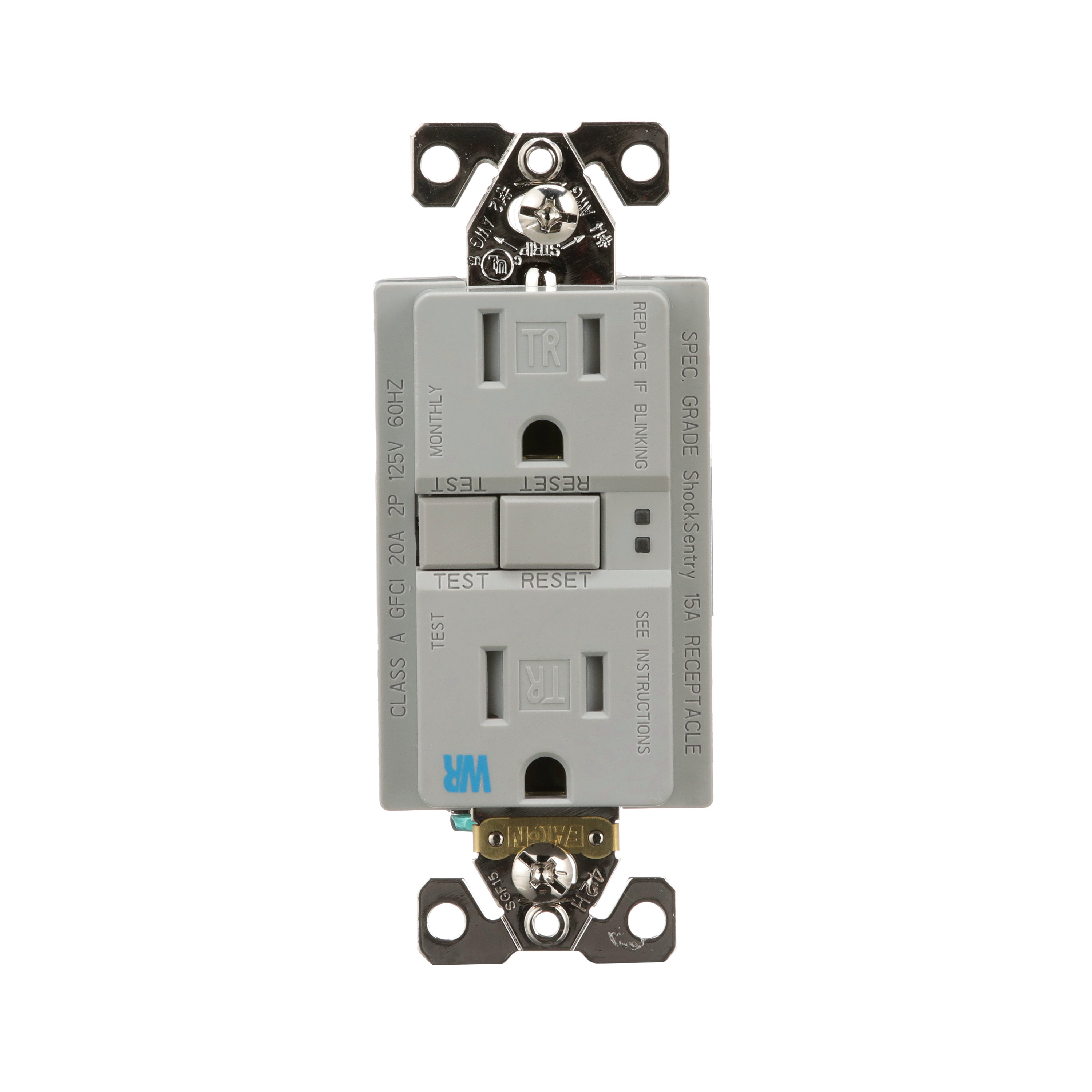 COOPER WIRING DEVICE DDFT Double Receptacle - 3-Pack SGF15W-3