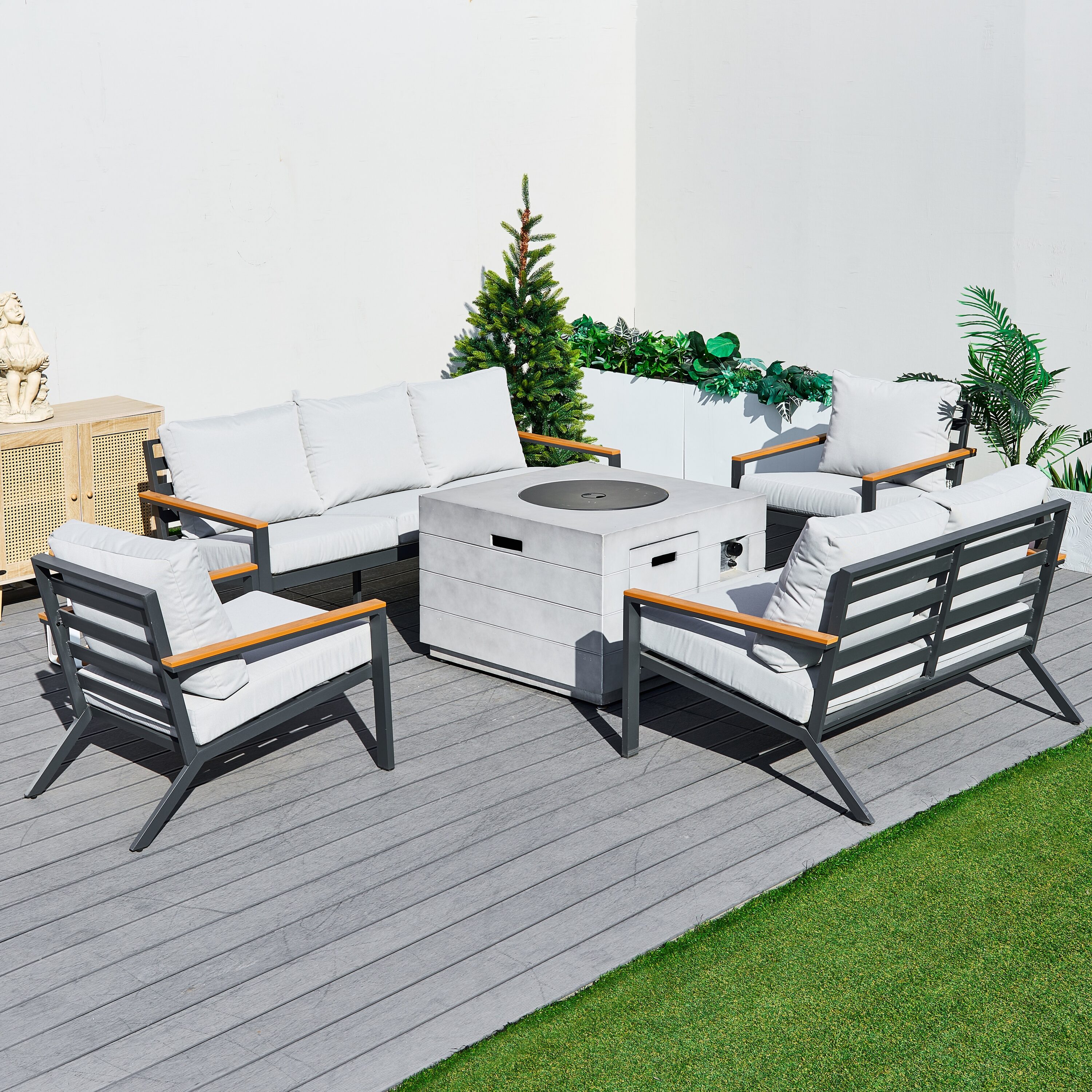 Moda Furnishings MAG-2140-2481TLS Patio-Conversation-Sets - View #2