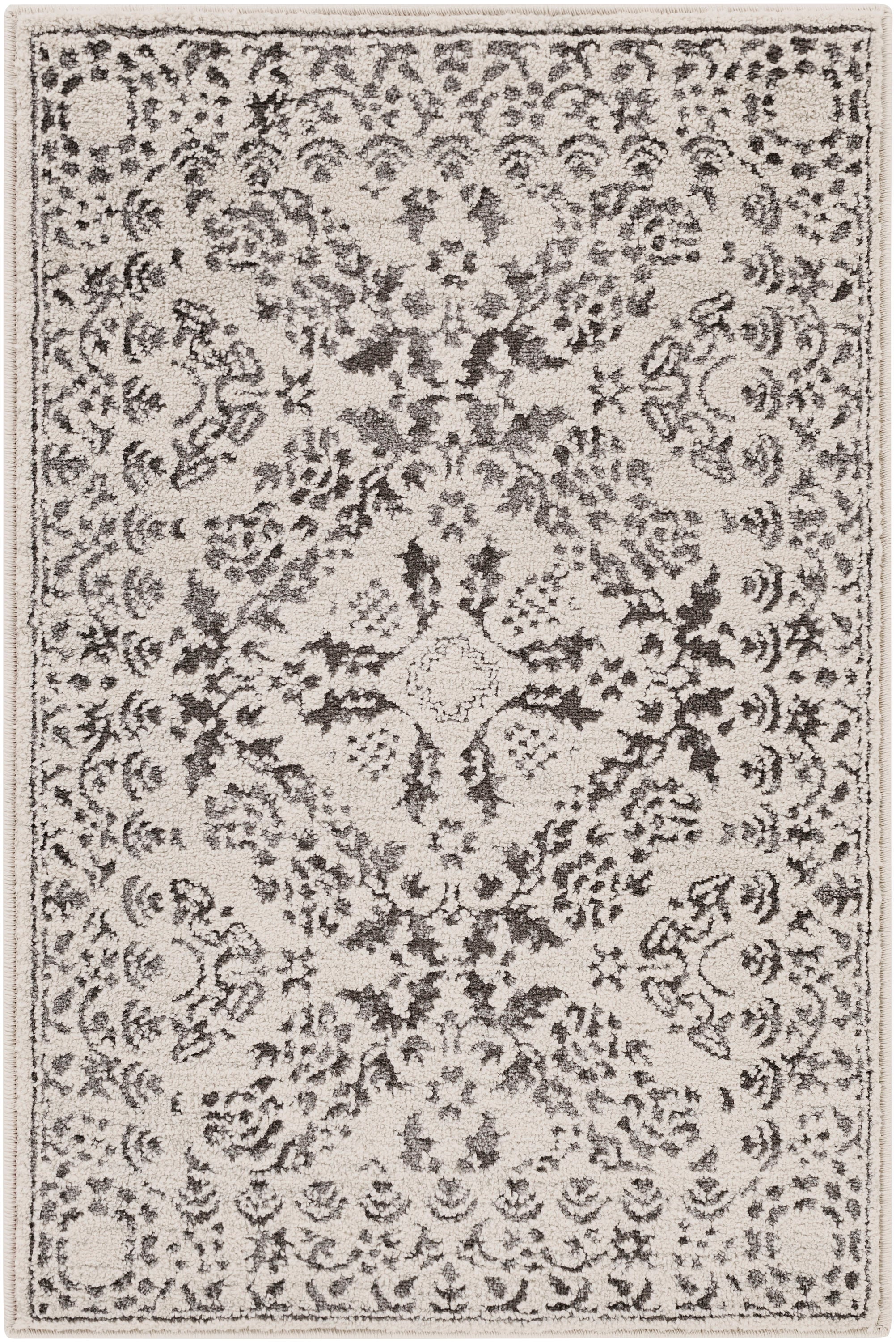Livabliss BHR2318-23 Bahar 2 x 3 (ft) Polypropylene Beige Rectangular Indoor Medallion Area rug