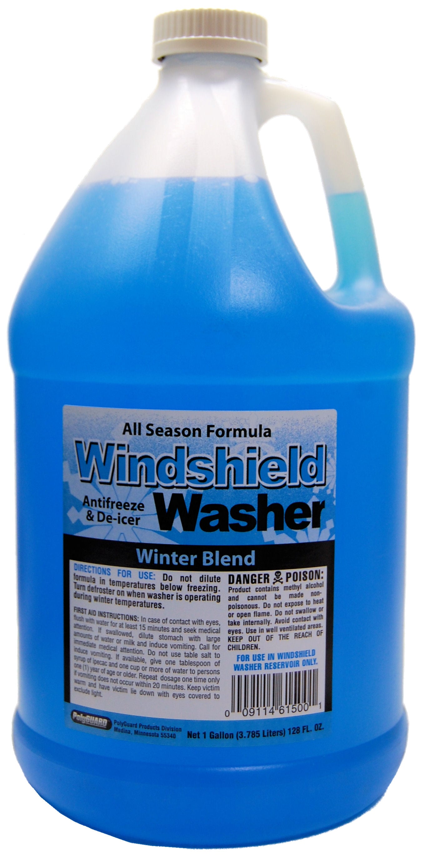 Zecol 1-Gallon De-Icer Windshield Washer Fluid at
