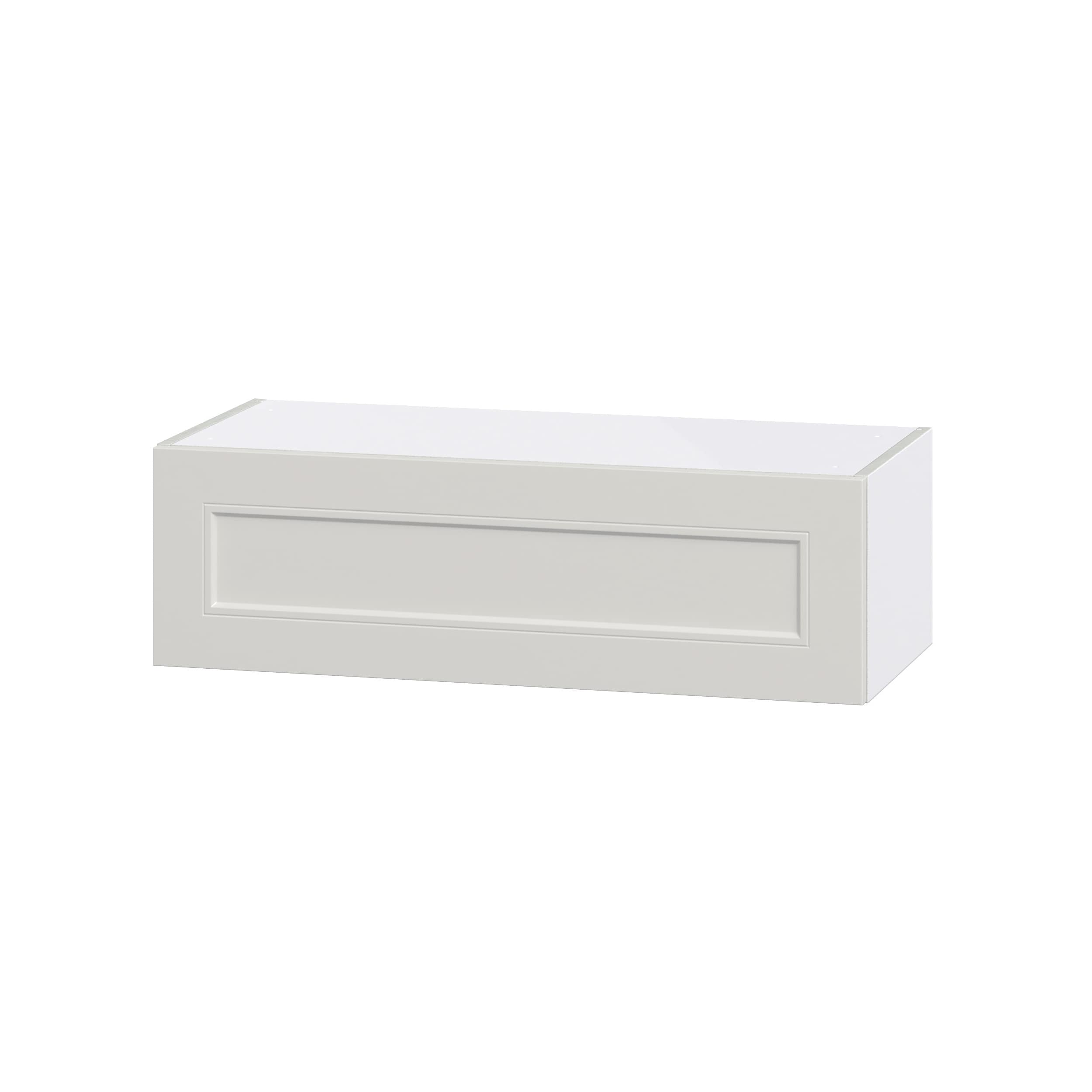 Hugo&Borg Belcourt 24-in W x 10-in H x 14-in D Gray Painted Wall Fully Assembled Cabinet (Recessed Panel Shaker Door Style)