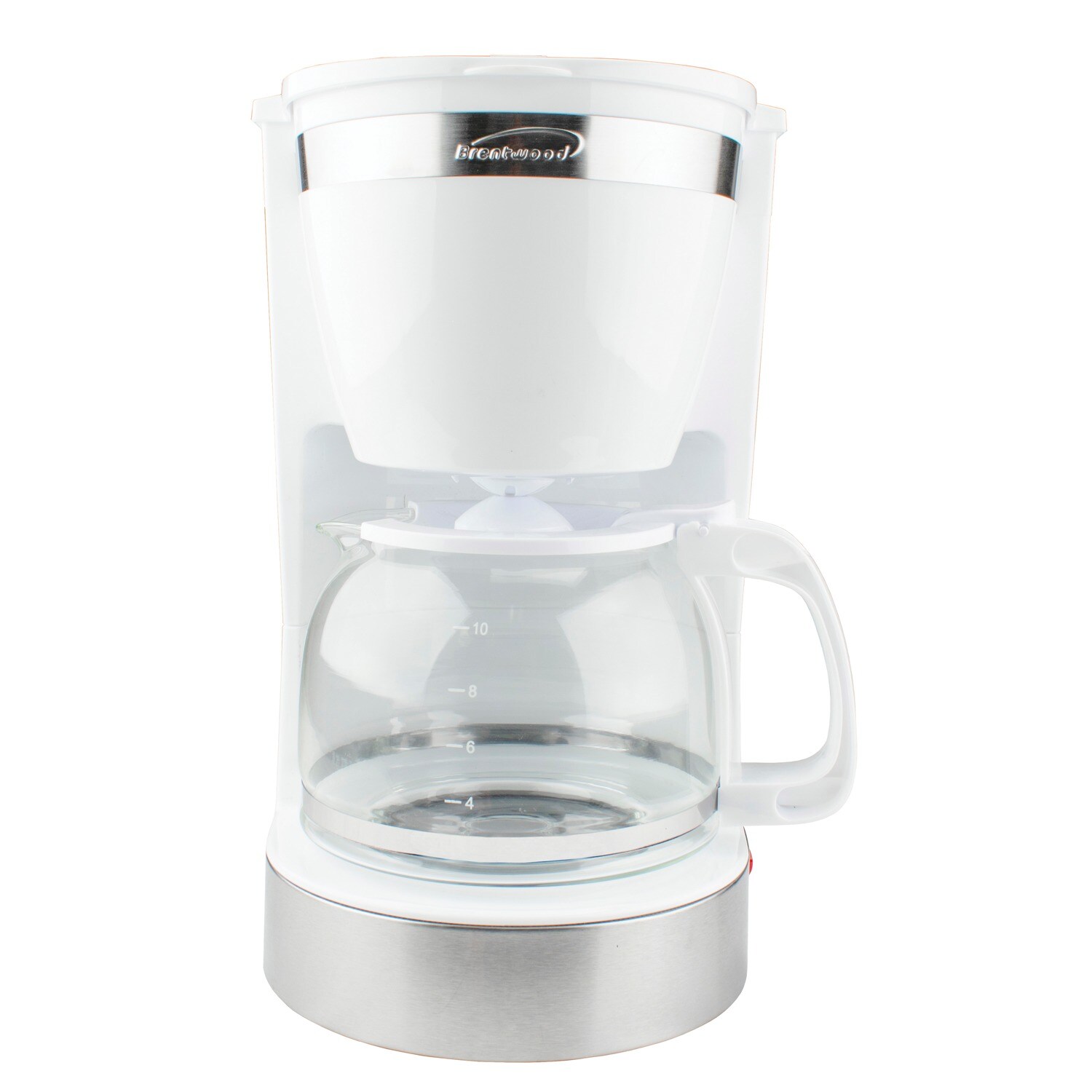 Brentwood Appliances 12-Cup White Residential Drip Coffee Maker in the Coffee  Makers department at