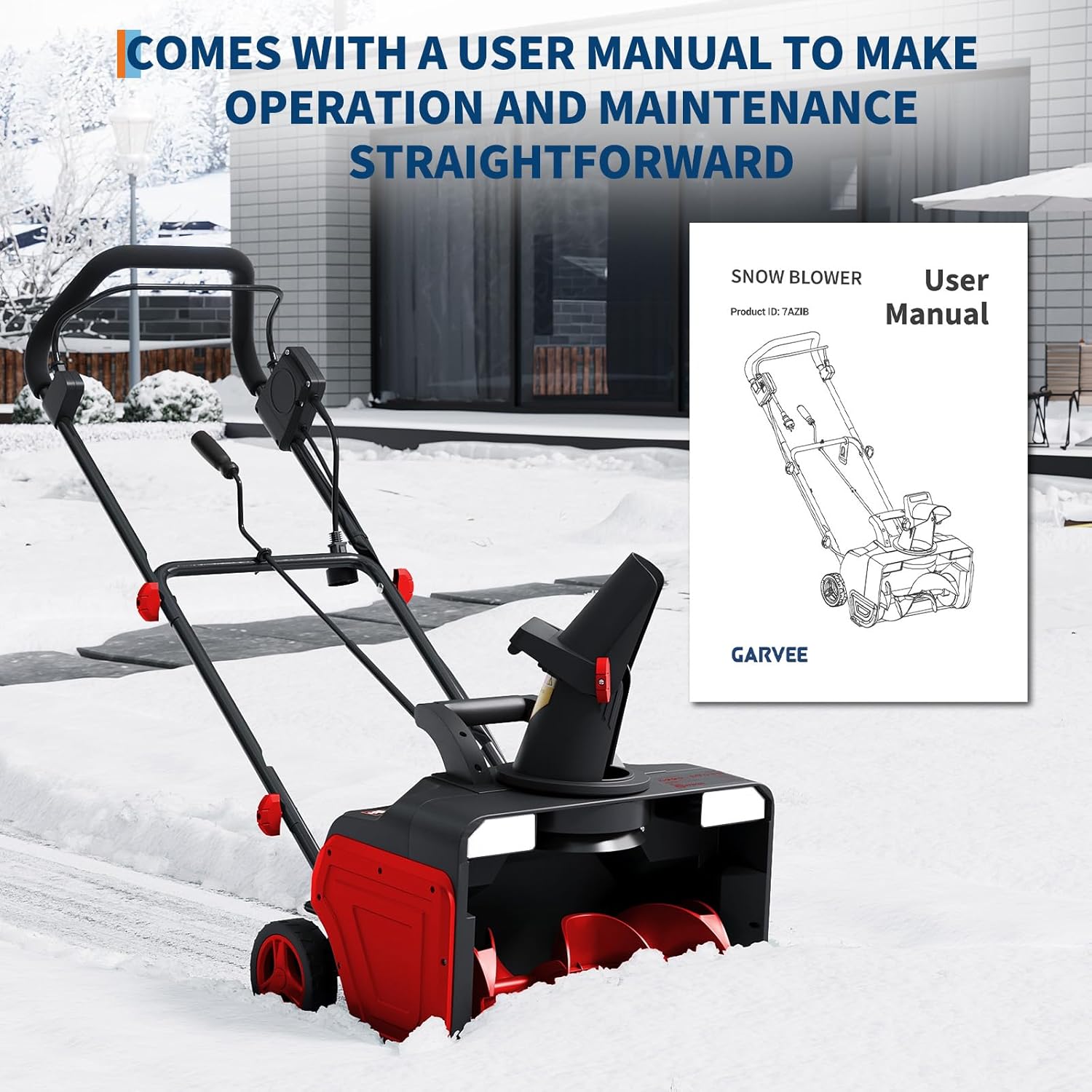 Garvee CJH-PPG-33N5AIQ9 Snow-Shovels - View #4