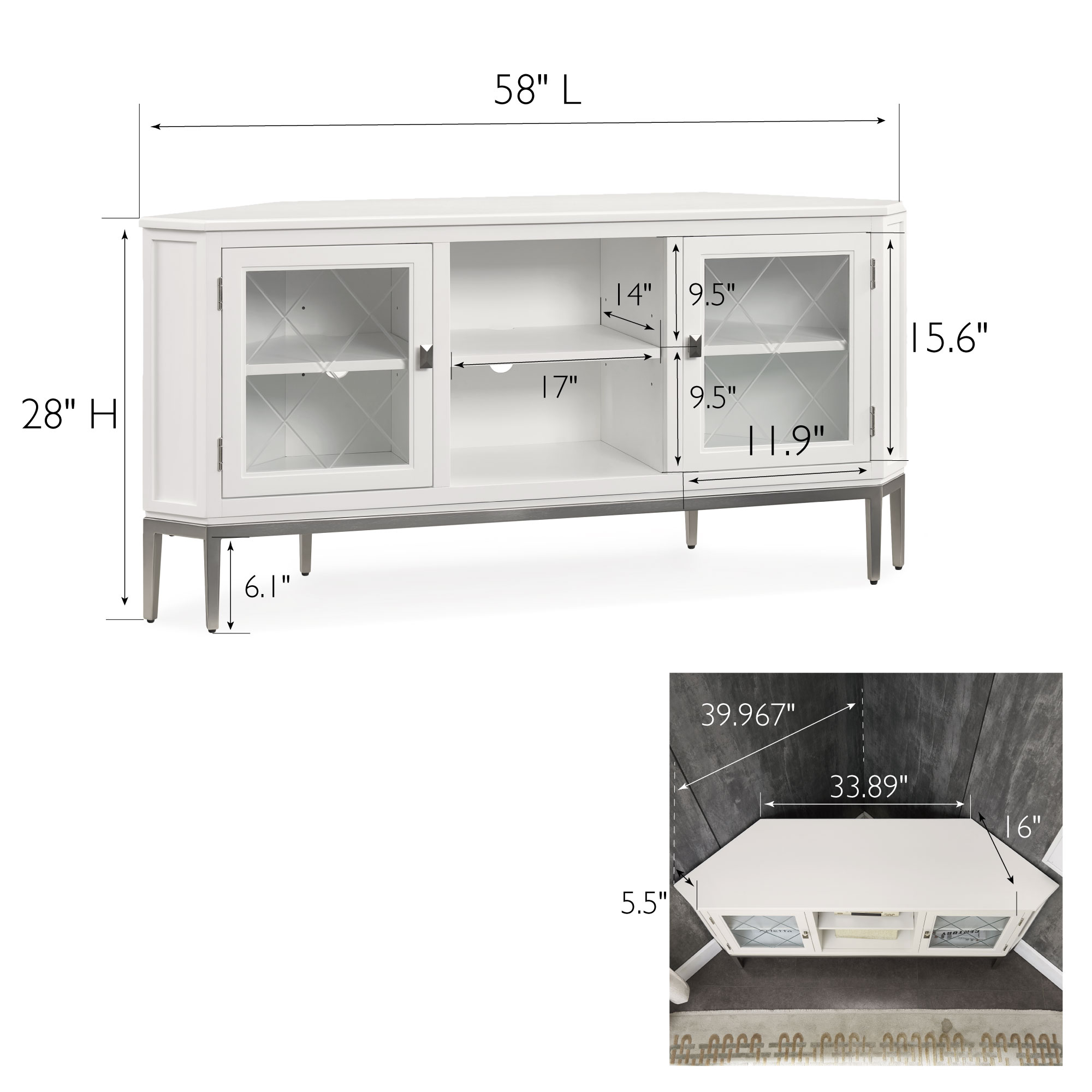 Leick Home 85388 Tv-Stands - View #2