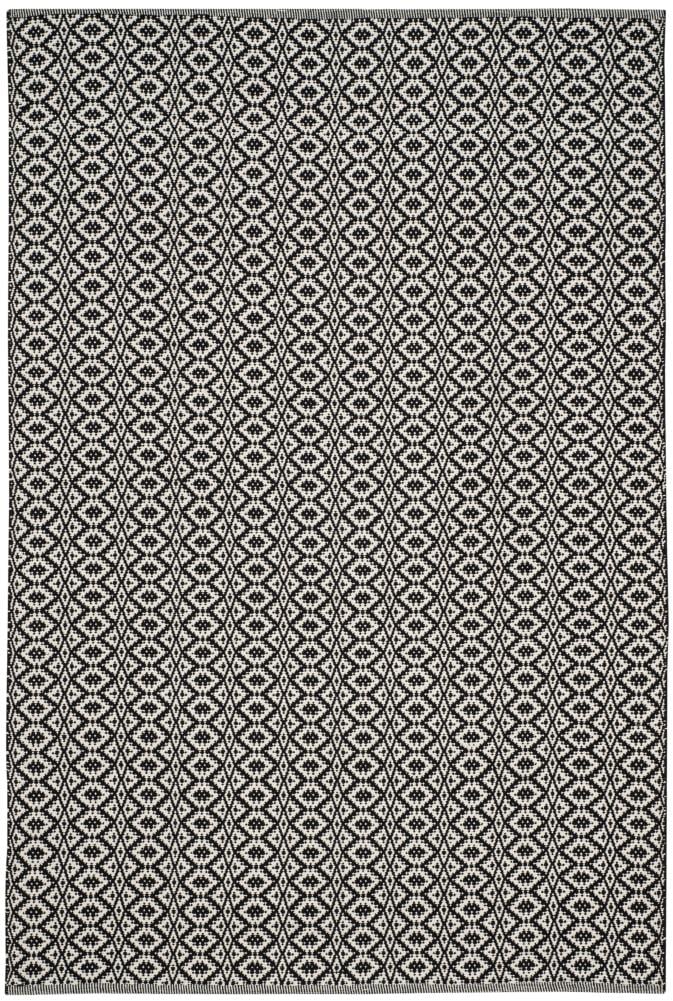 Ivory/Beige Hand-Woven Cotton Flatweave 6' x 9' Area Rug