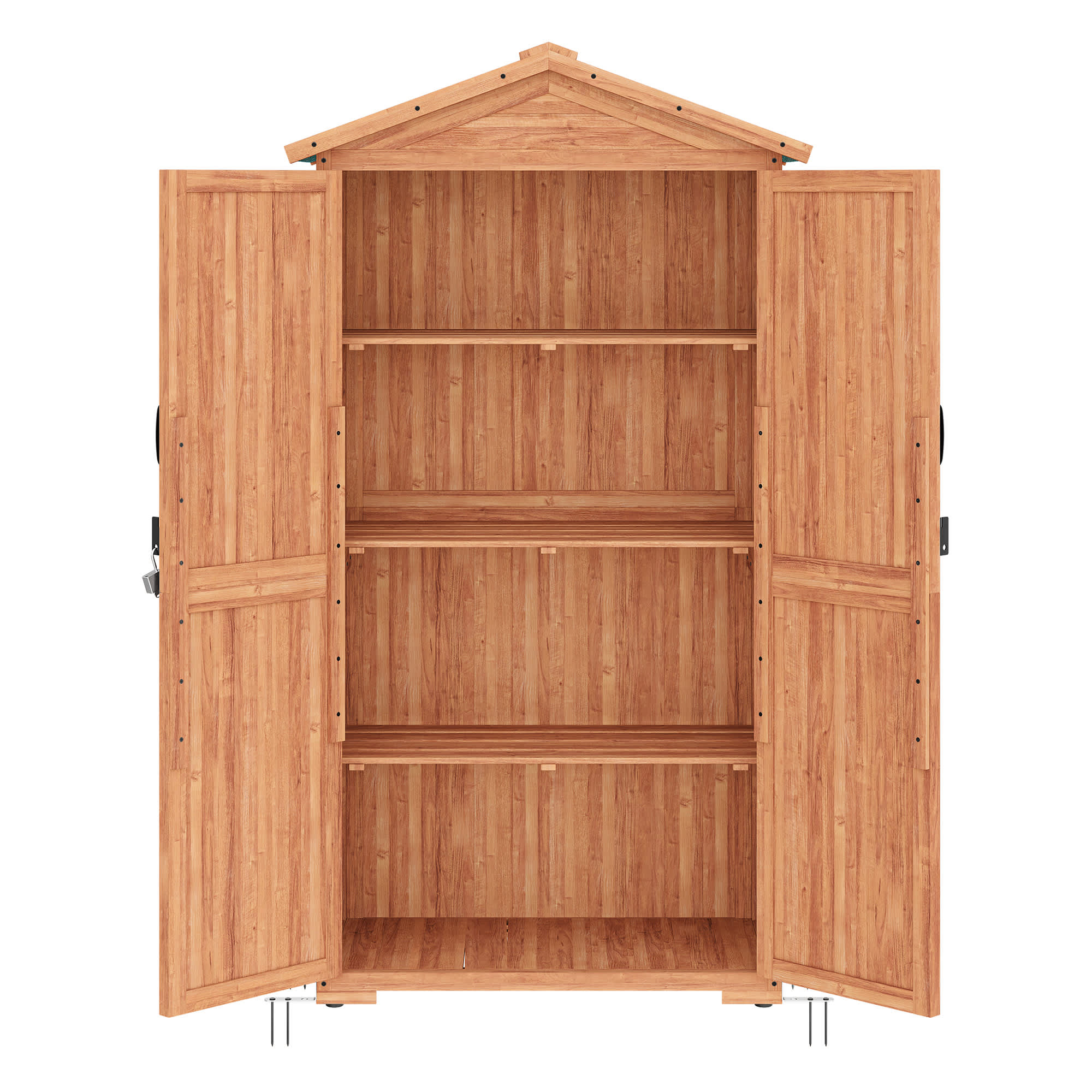 Belleze 014-HG-17035-WD Wood-Storage-Buildings - View #7