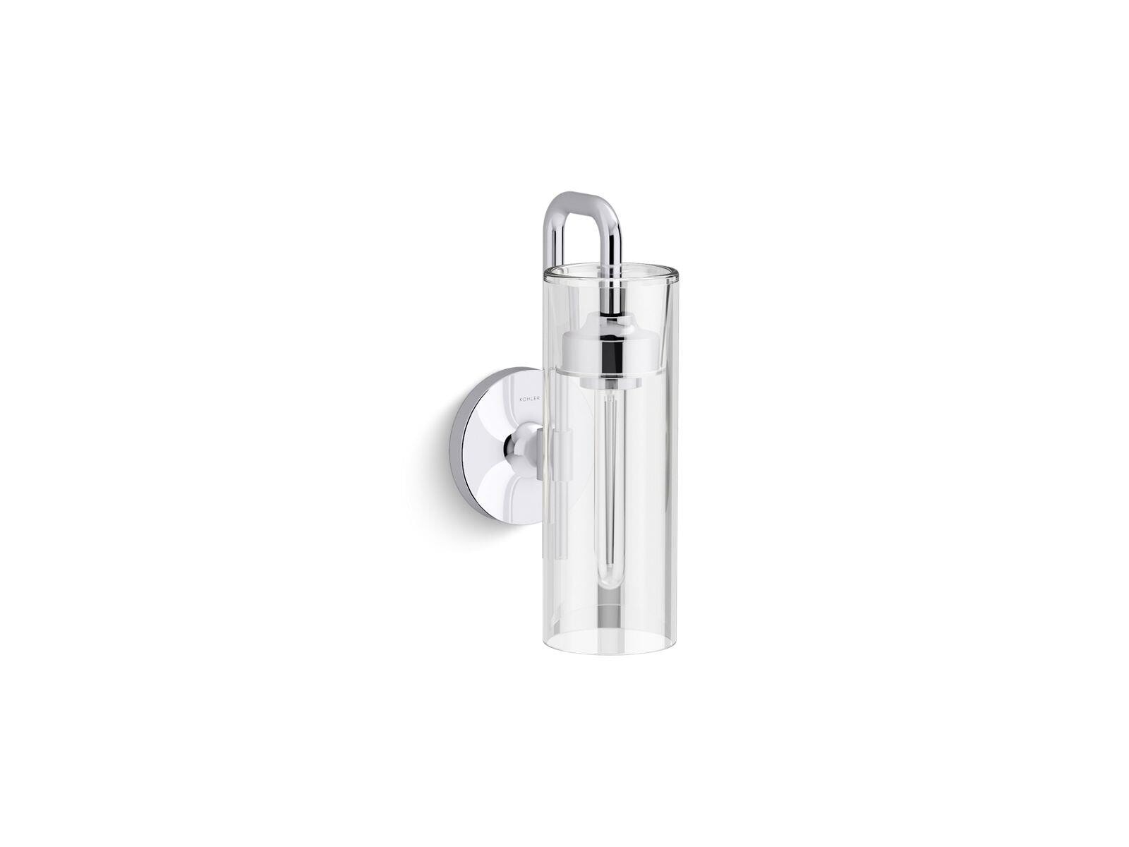 KOHLER Purist 4.72-in 1 Light Polished Chrome Modern/contemporary Bathroom Vanity light