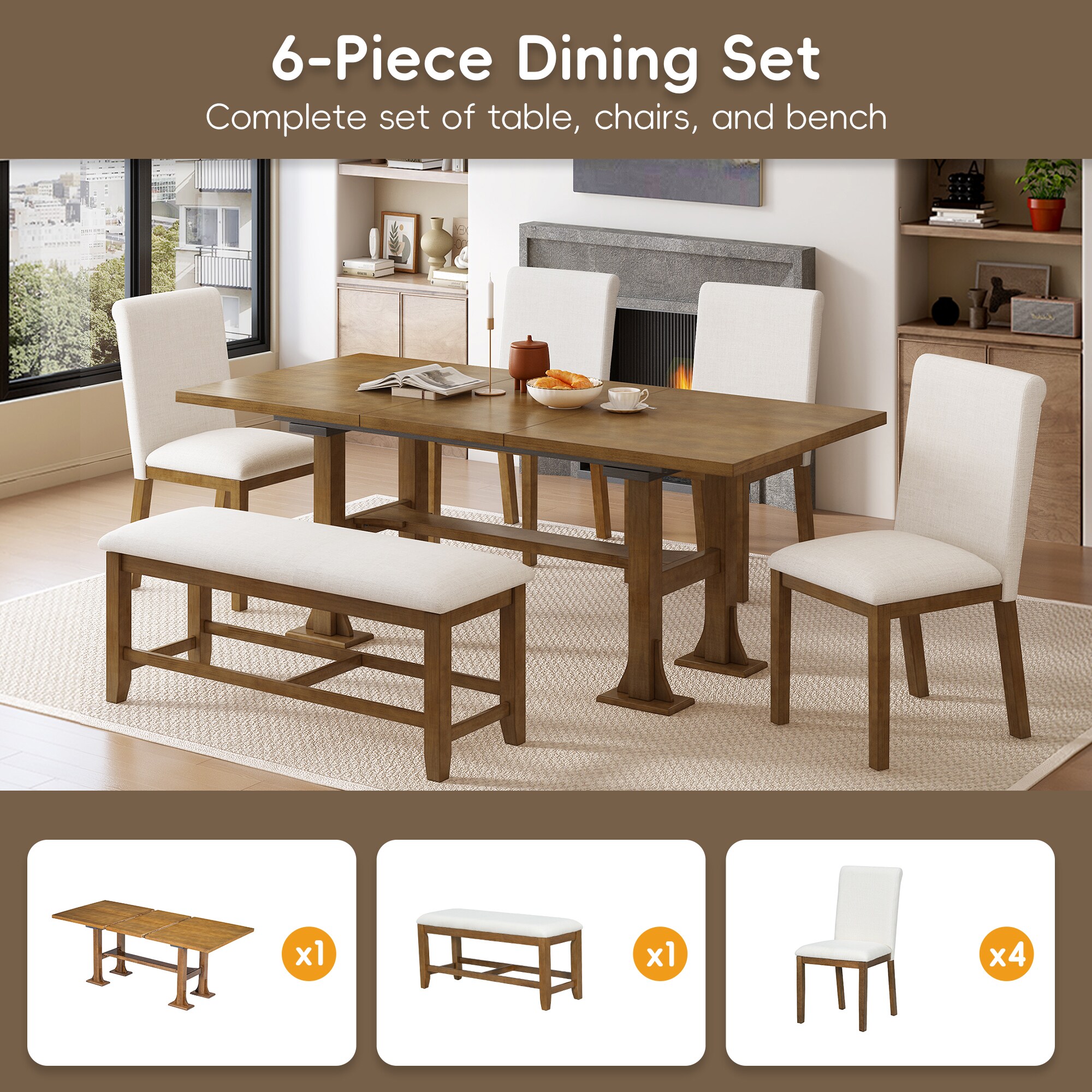 Bybafun YA0100209 Dining-Sets - View #2