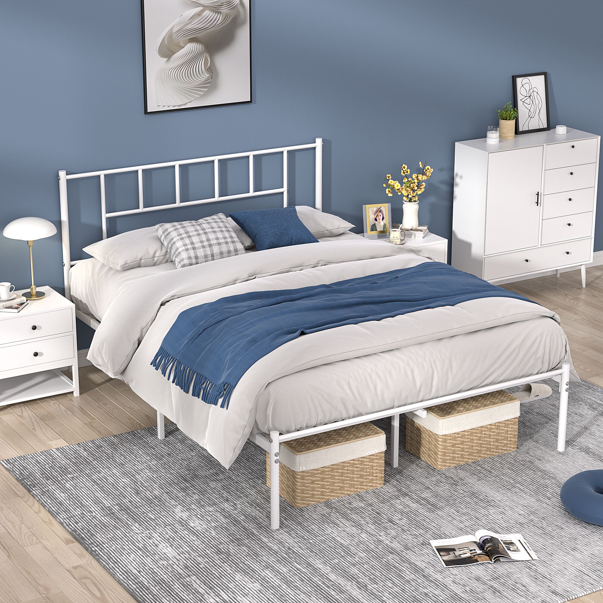 Vecelo LOE-F39-WHT beds - View #5