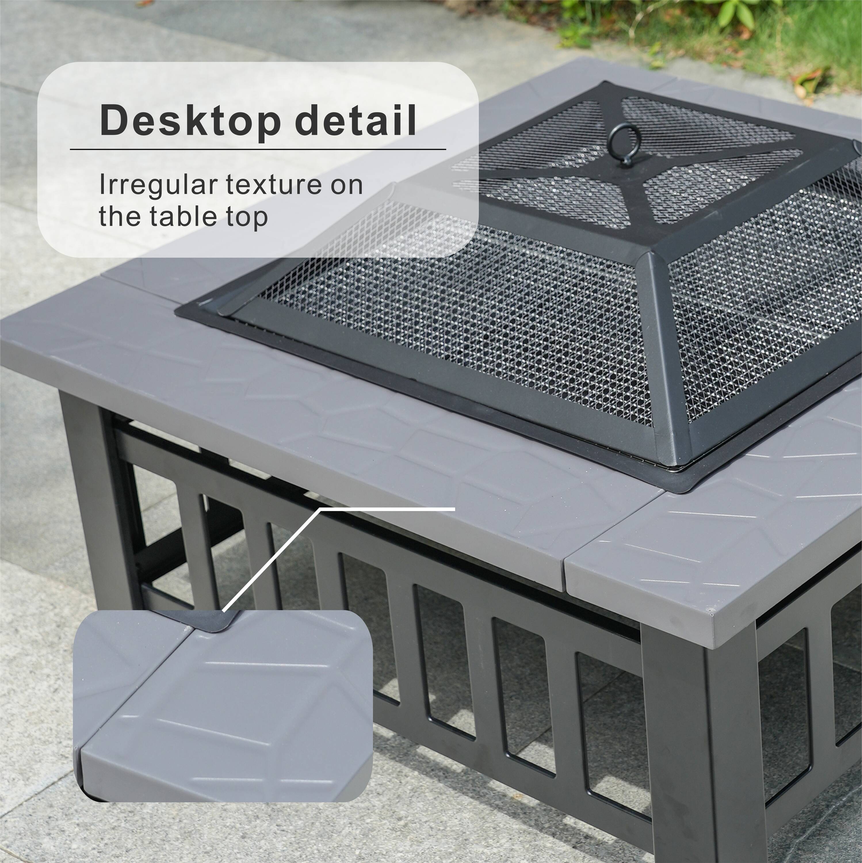 Moda Furnishings MD6100-GR Patio-Tables - View #4