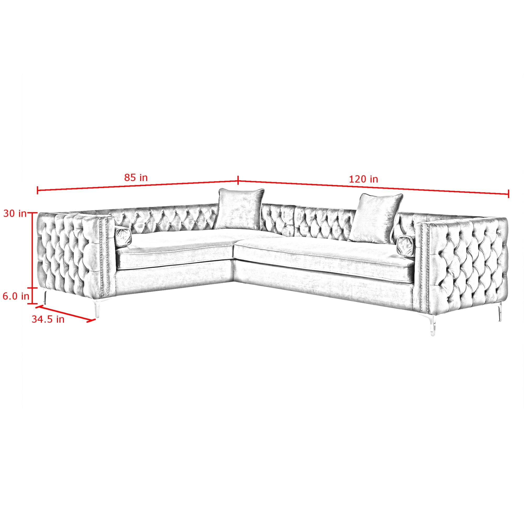 Inspired Home CL01-02HG1-LS Sofas-Loveseats - View #8