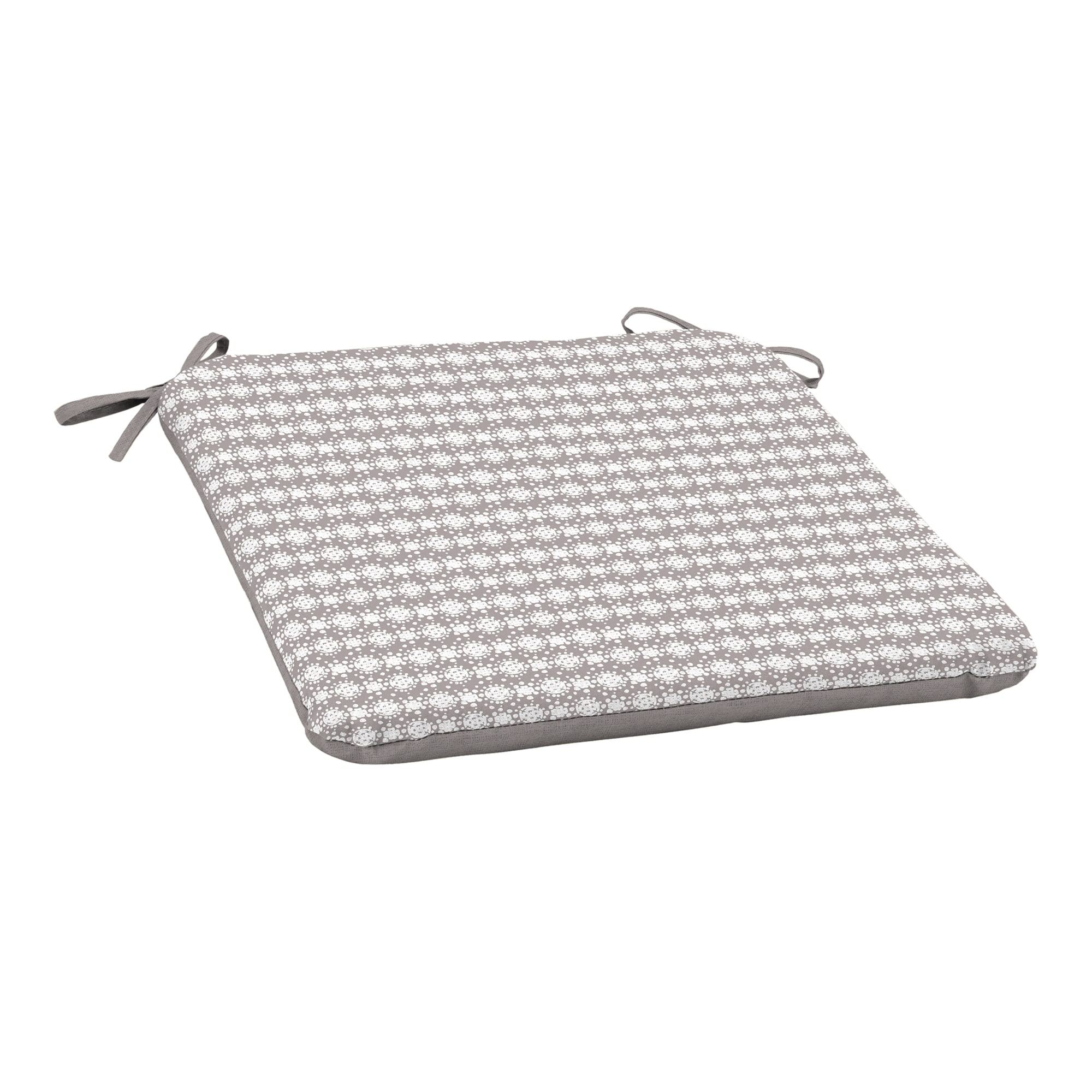 Style Selections 18-in x 19-in Galena Block Print Patio chair cushion #HR0J361A-9C8