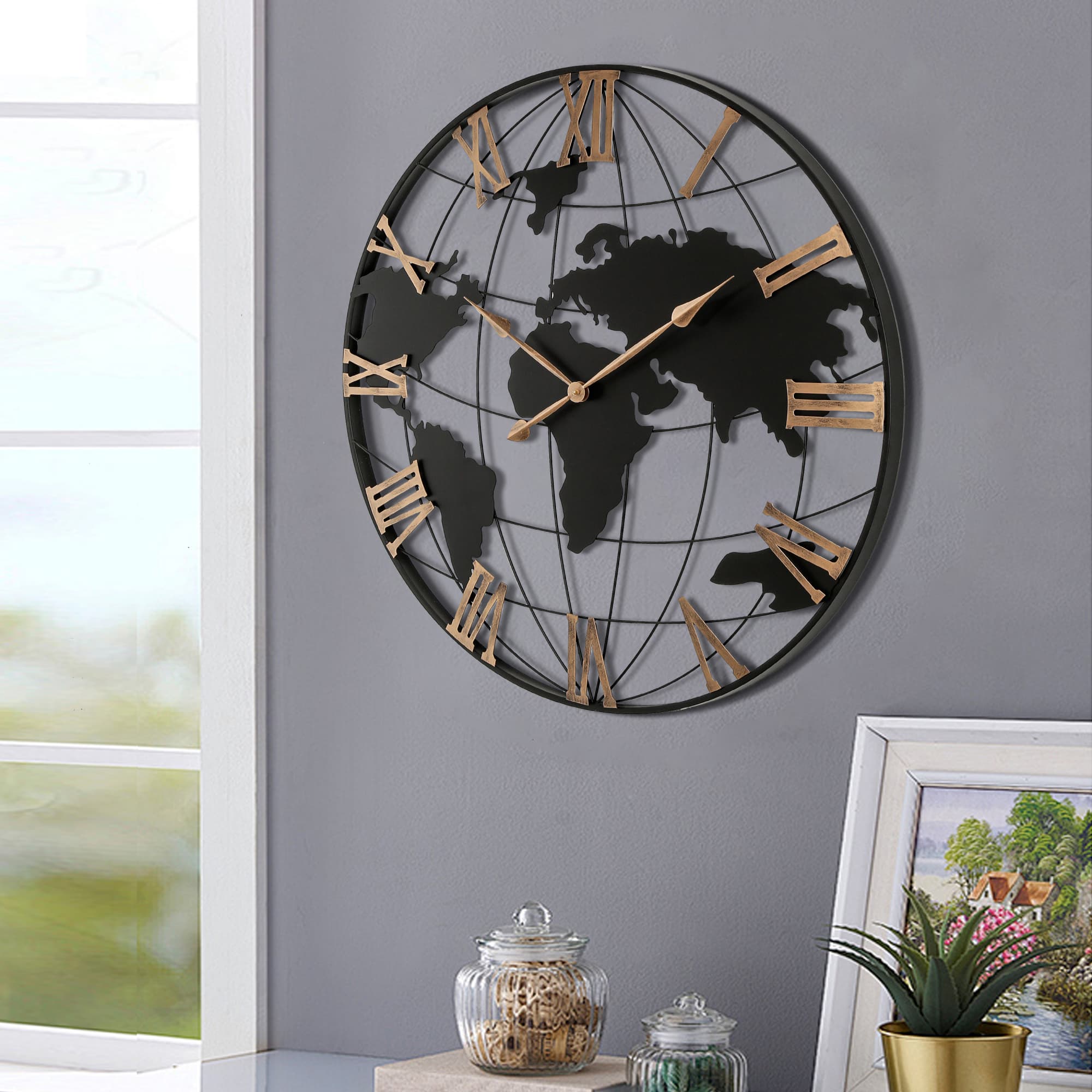 Lycvki CK-13 Indoor-Outdoor-Clocks - View #3