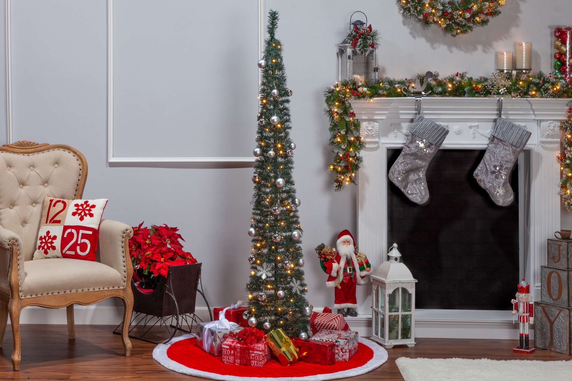 Sterling Tree Company 6450-60MLWW Artificial-Christmas-Trees - View #3