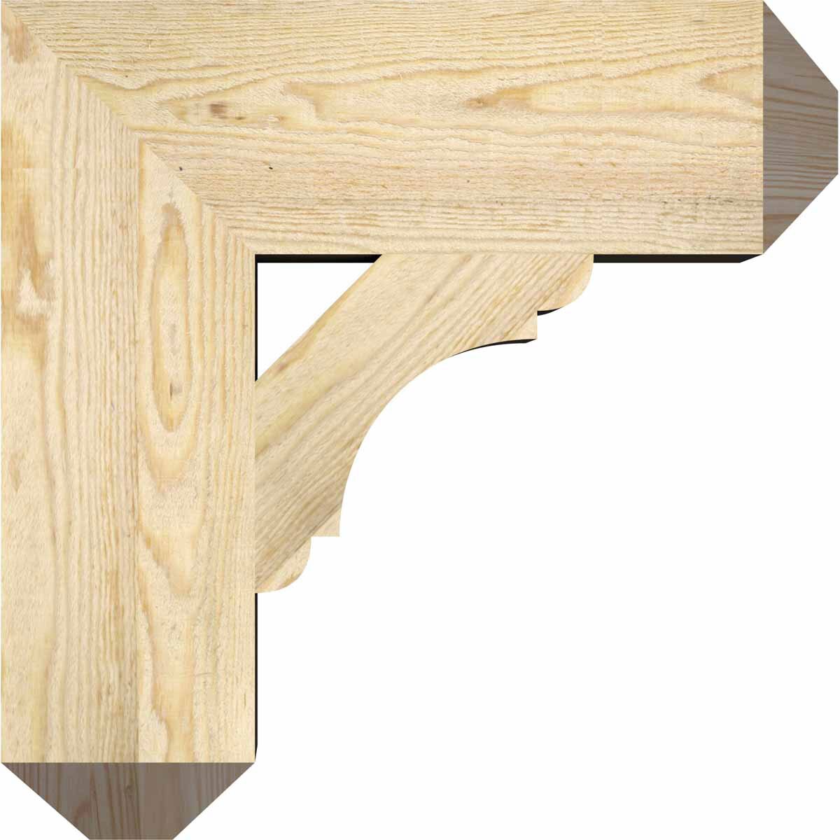 Ekena Millwork BKT06X20X20OLY04RDF Exterior-Brackets-Braces - View #3